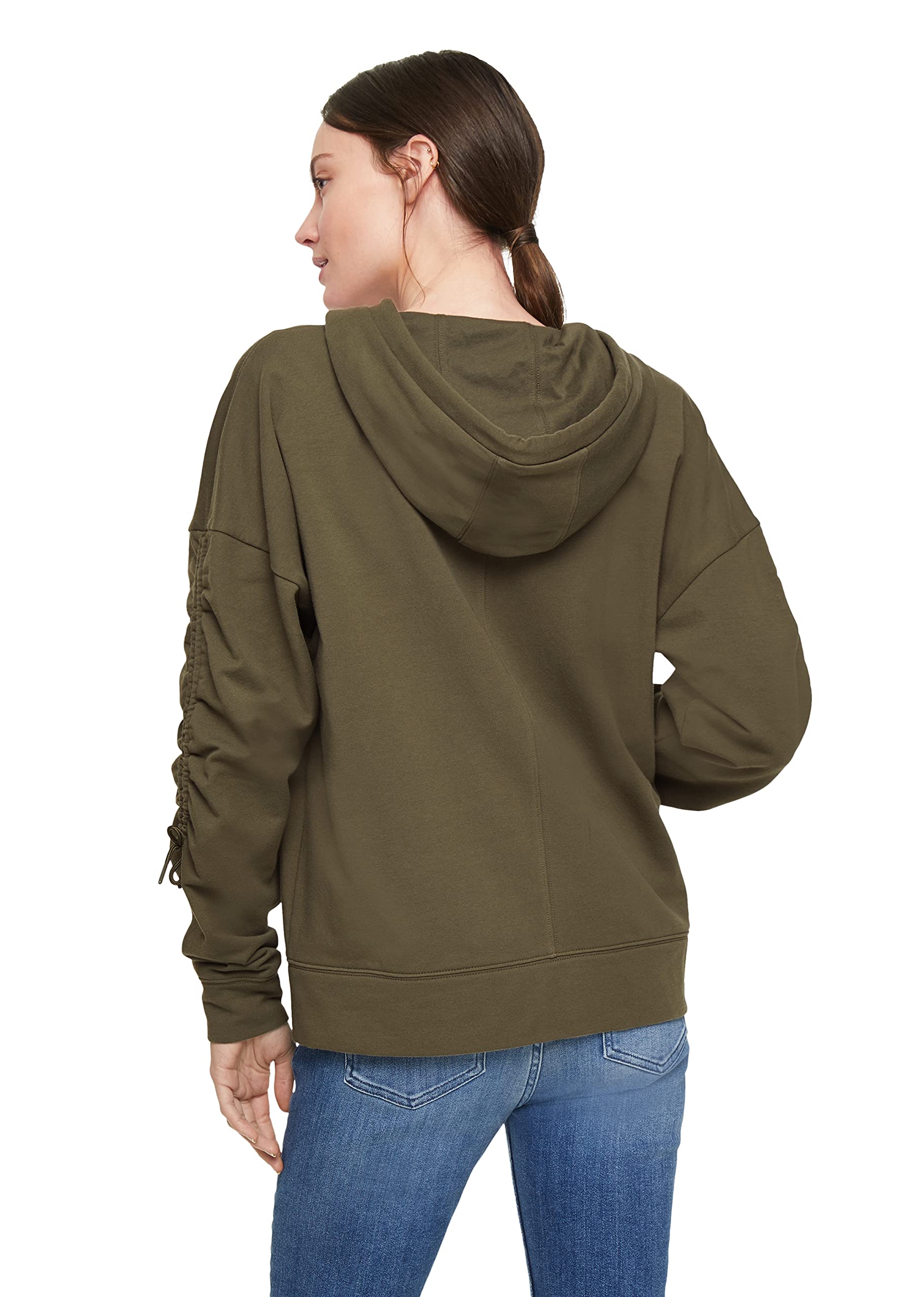 comma-casual-identity-sweatjacke-khaki-kapuze-34 image 6