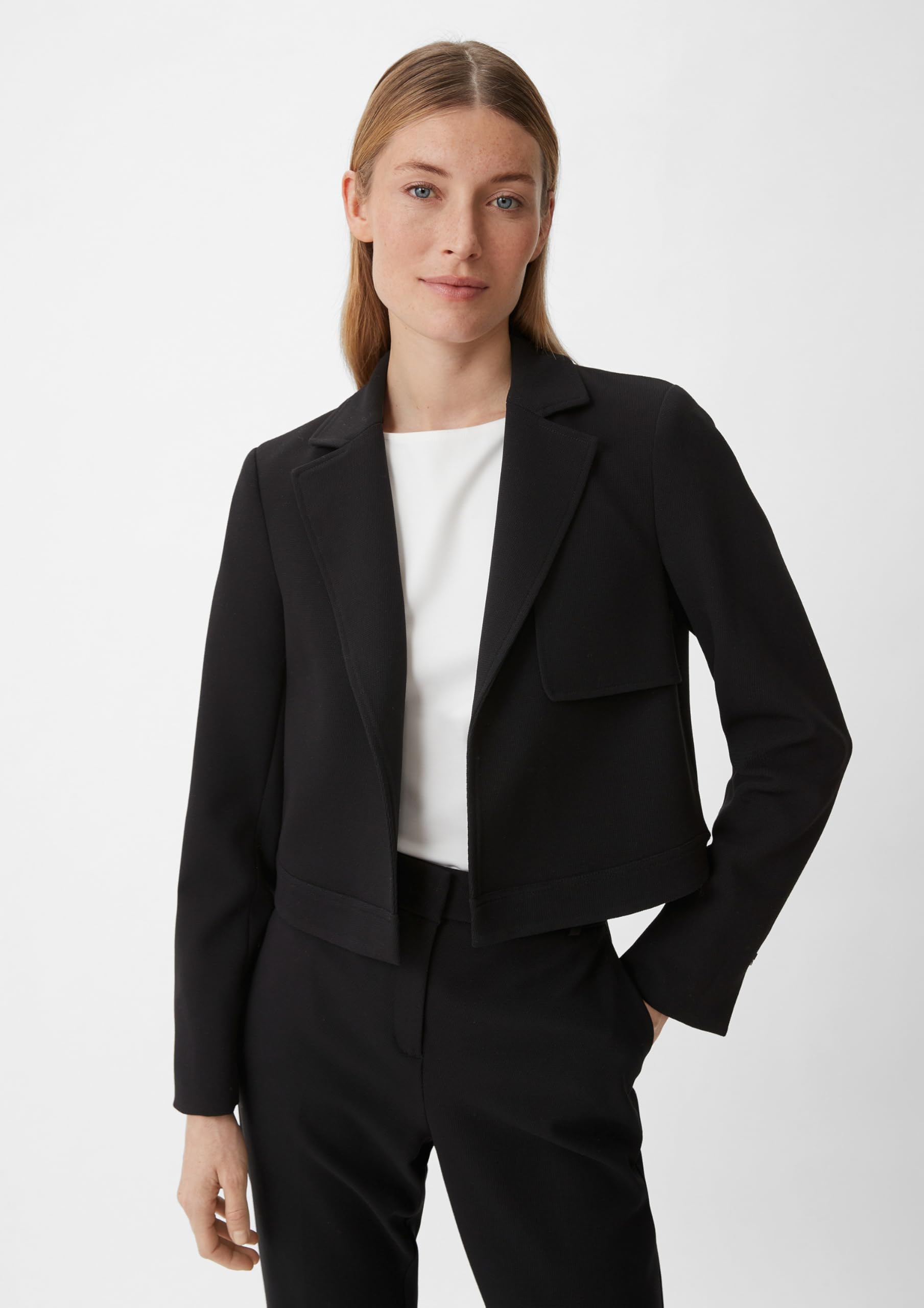 comma-blazer-kurz-viskosemix-schwarz-gr-e-36 image 7