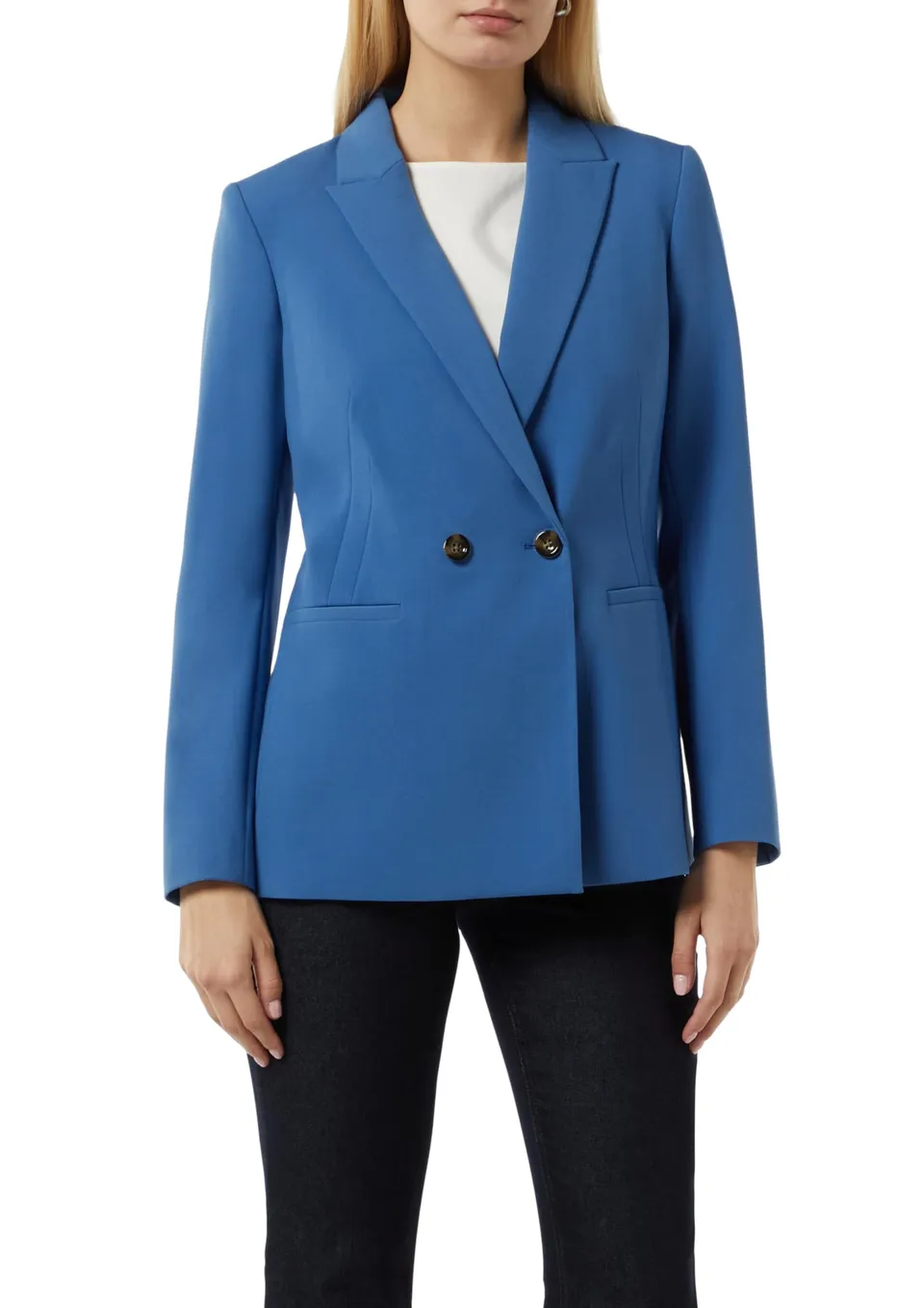 comma-antaillierter-twill-blazer-gr-e-32-royalblau image 1
