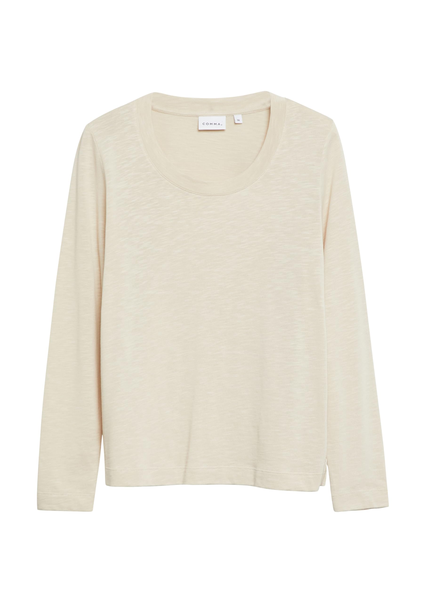 comma-langarm-shirt-rundhals-regular-fit-jersey image 4