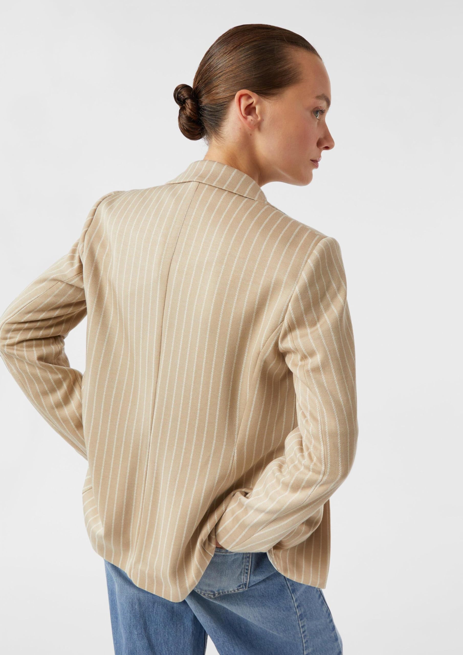 comma-blazers-jersey-blazer-nadelstreifen-damen image 4