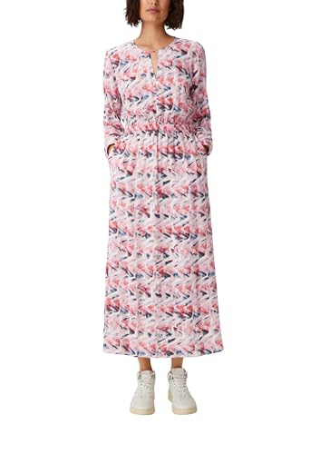 comma-dresses-maxi-kleid-viskose-pfirsich-gr-38 image 7