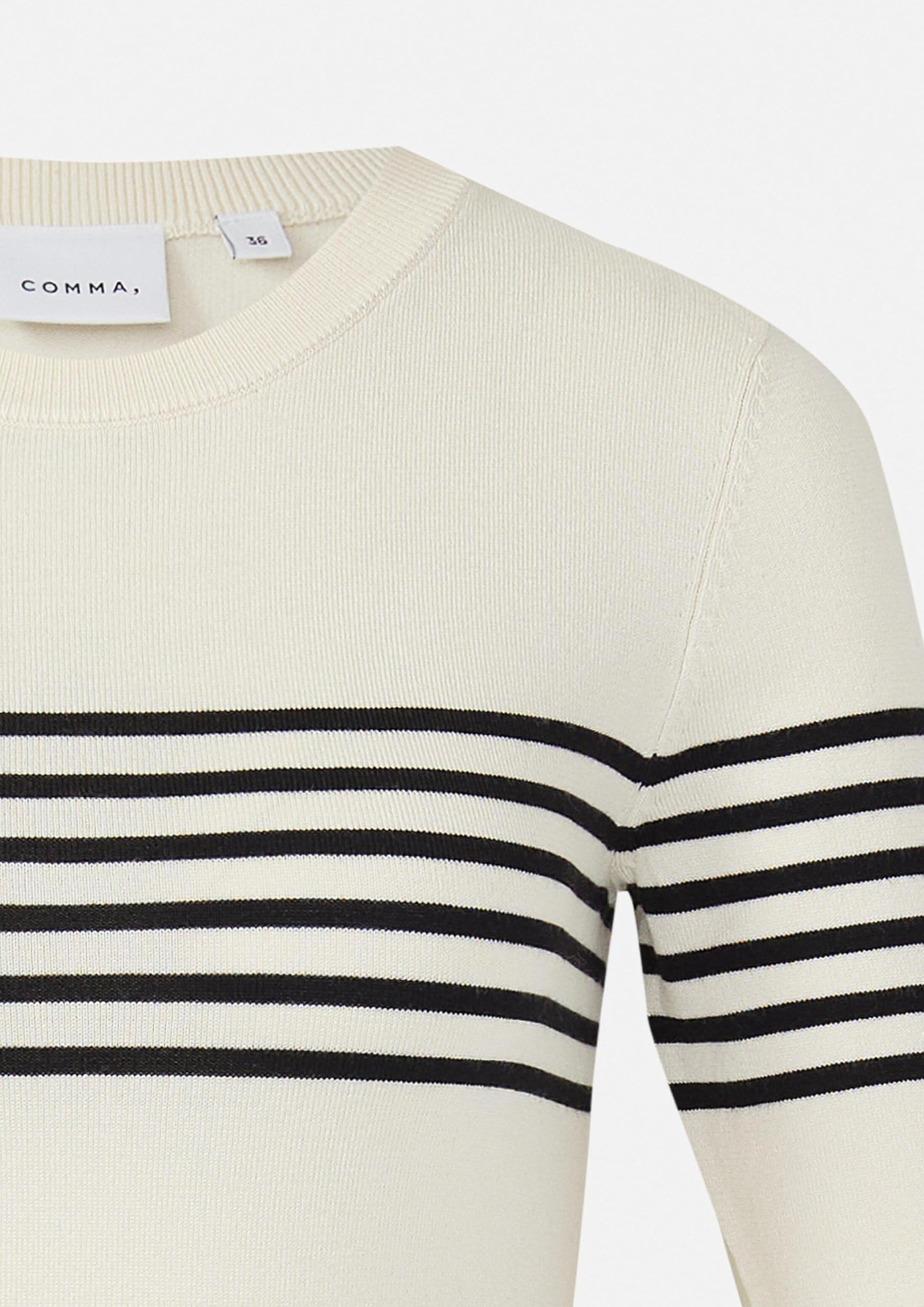 comma-kurzarmpullover-slim-fit-streifen-gr-e-44 image 5