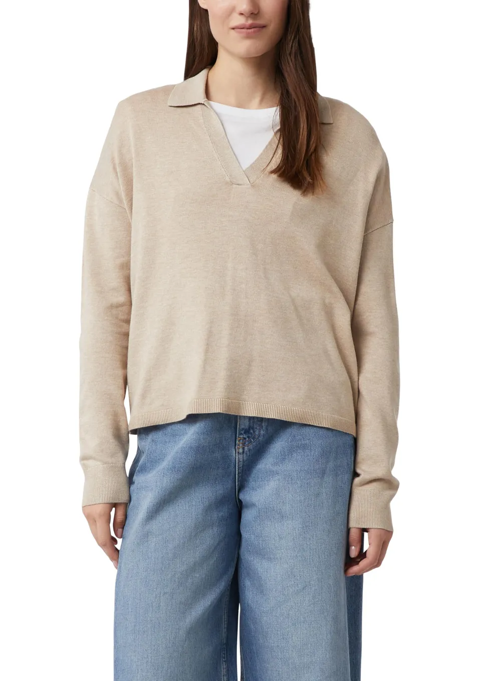 comma-feinstrickpullover-polo-viskosemix-gr-46 image 1