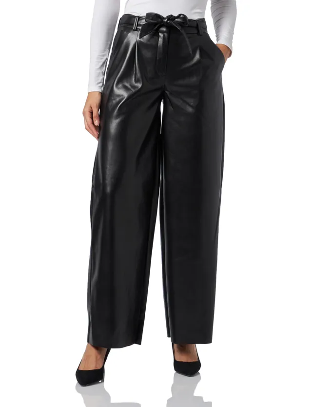 comma-trousers-marlenehose-im-lederlook image 1