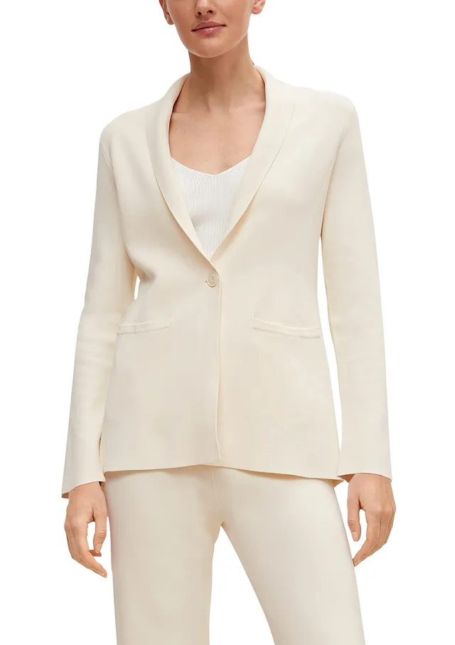 comma-blazer-damen-klassisch-schwarz-sakko image 1