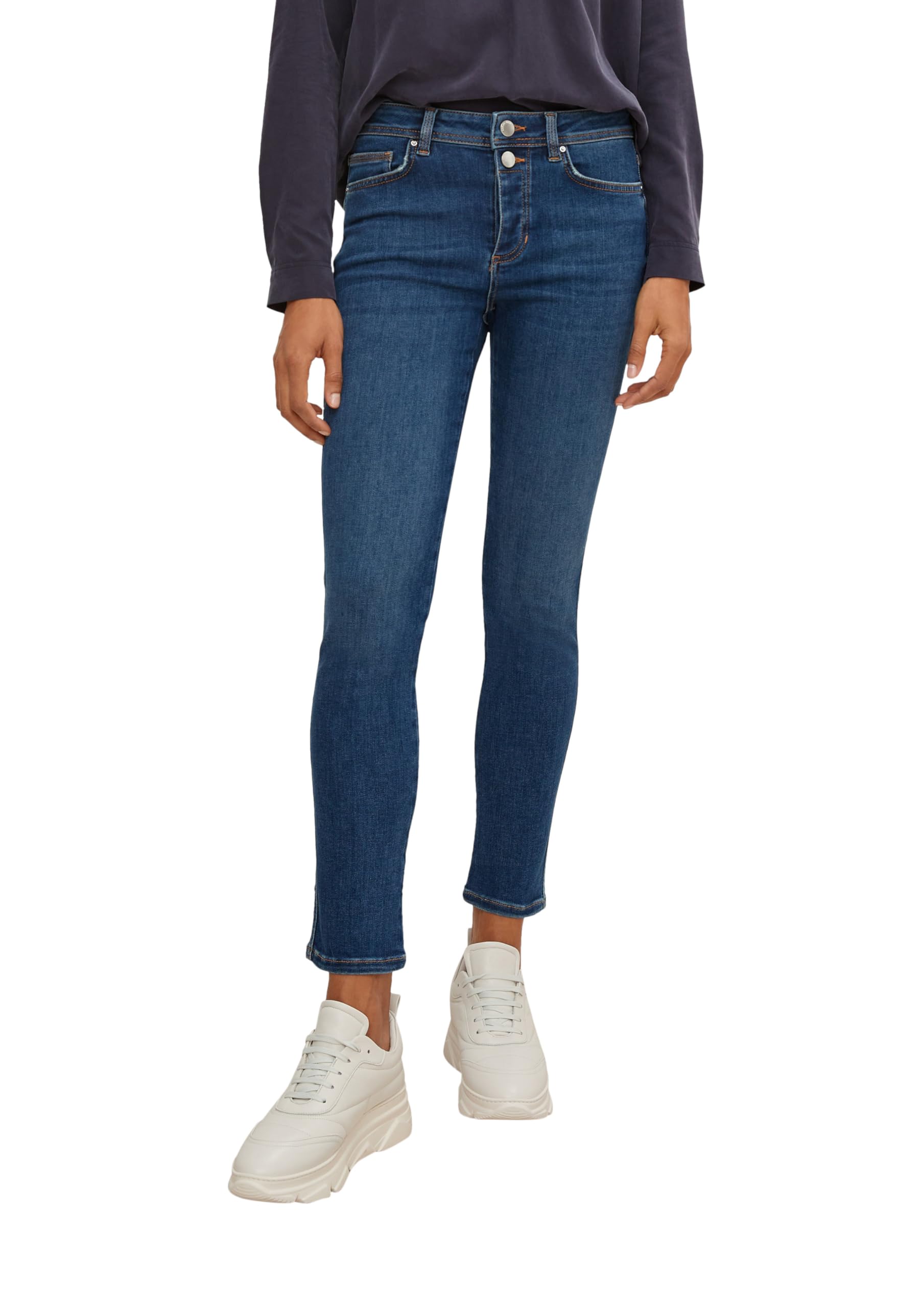 comma-freizeithose-32-lang-royalblau-hoher-bund image 7
