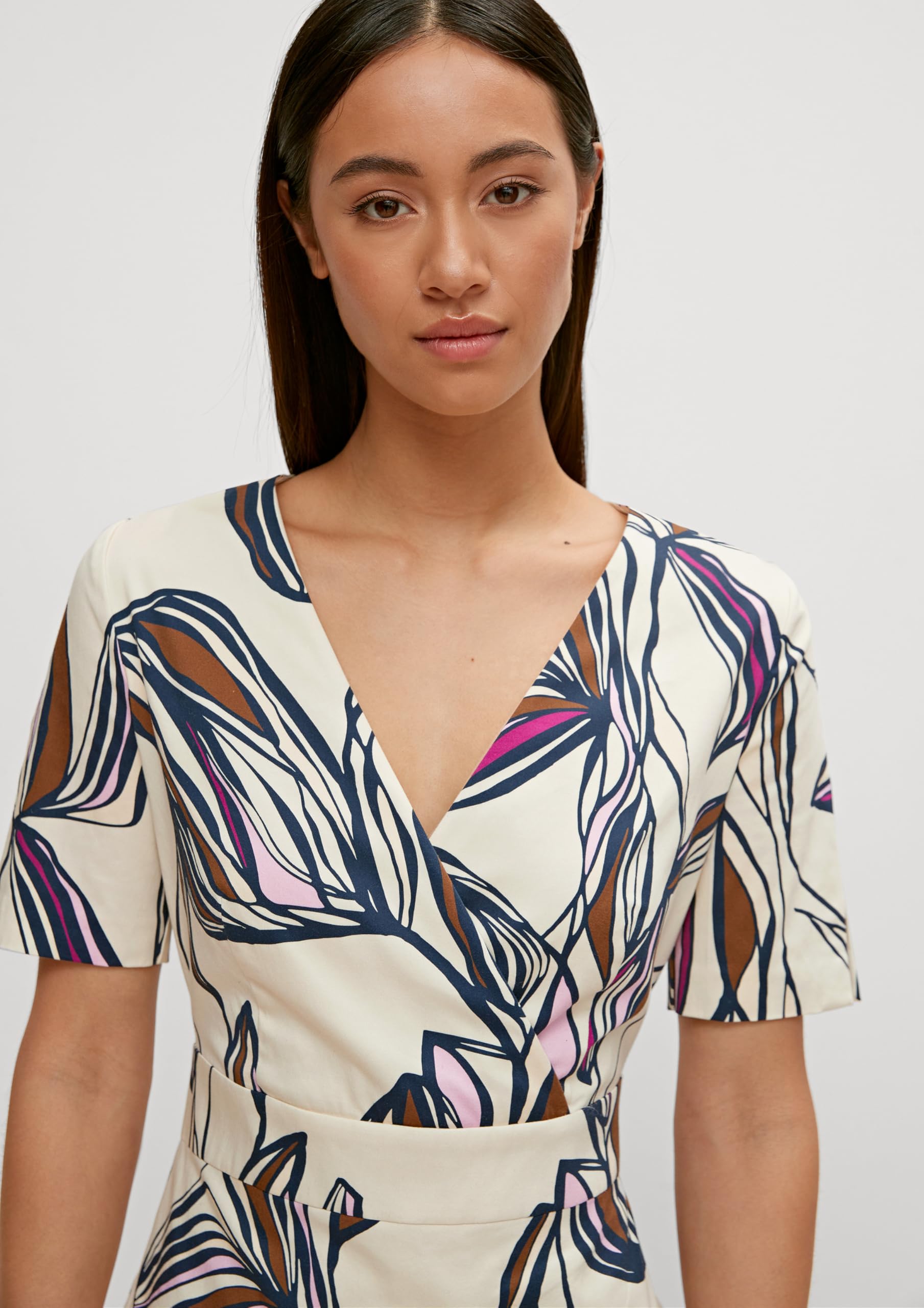 comma-dresses-etuikleid-floral-creme-gr-38 image 3