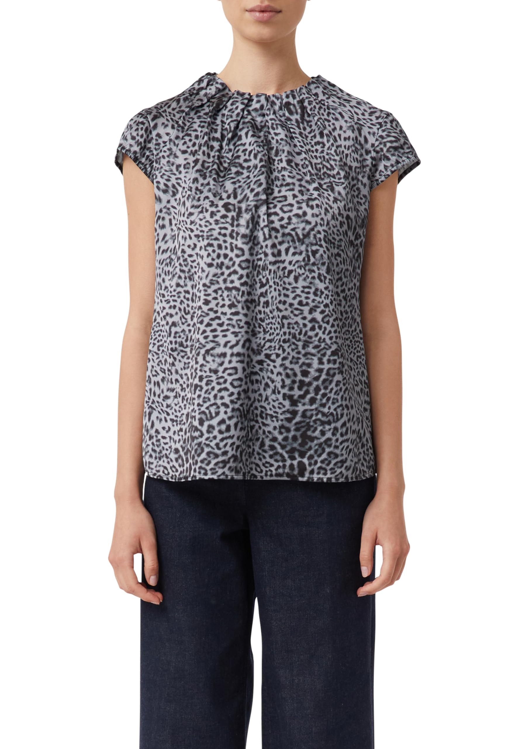 comma-sonja-satinbluse-rmellos-all-over-print-gr-36 image 1