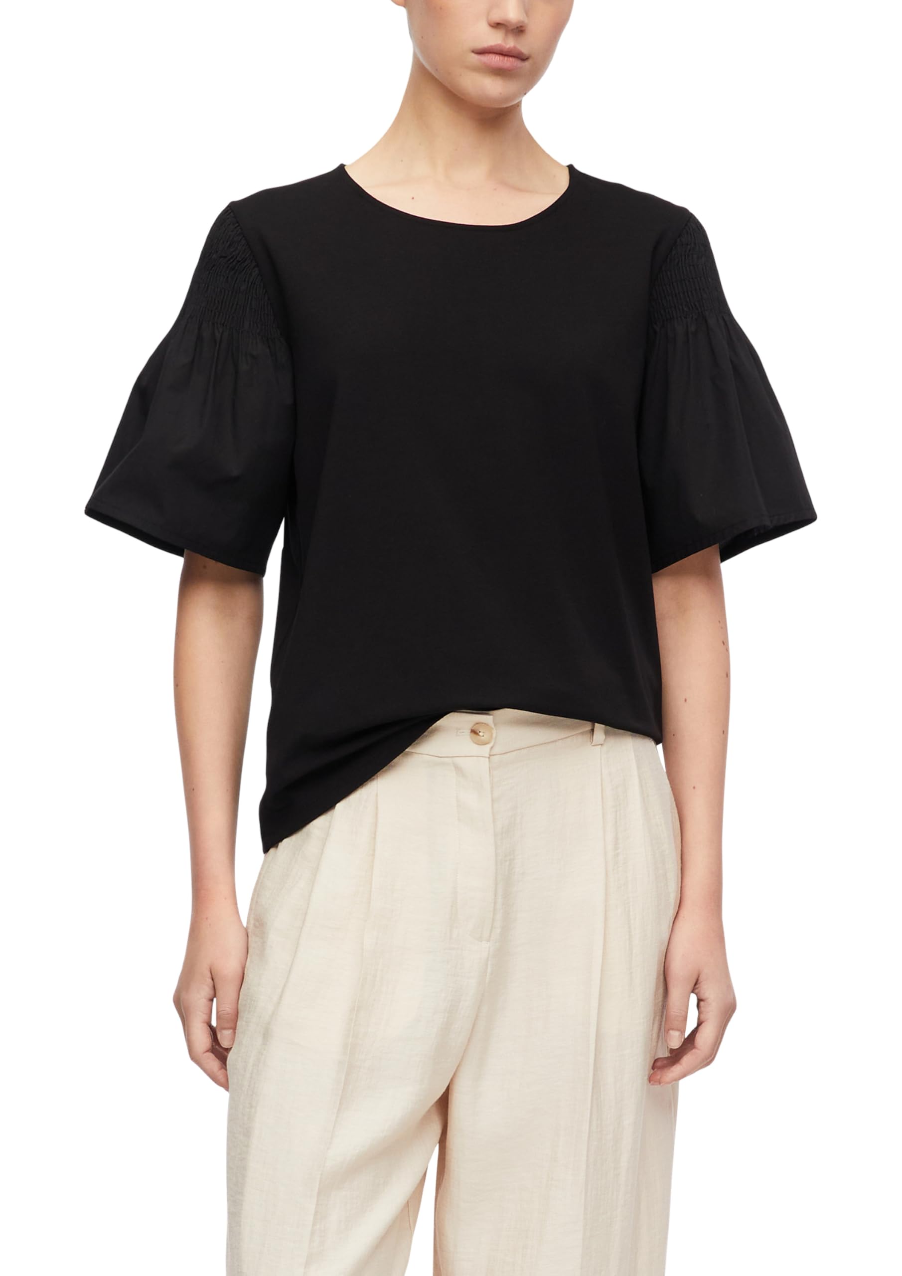 comma-t-shirt-damen-relaxed-fit-jersey-rundhals-smok-gr-38 image 8