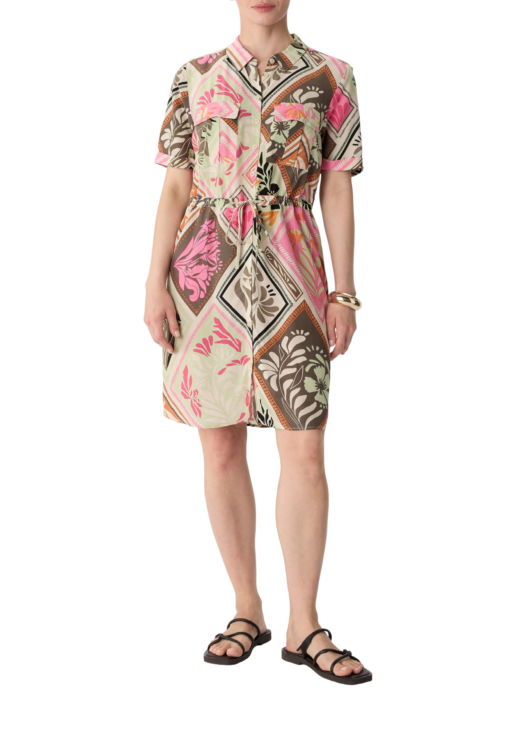 comma-hemdblusenkleid-all-over-print-gr-42-relaxed-fit image 1
