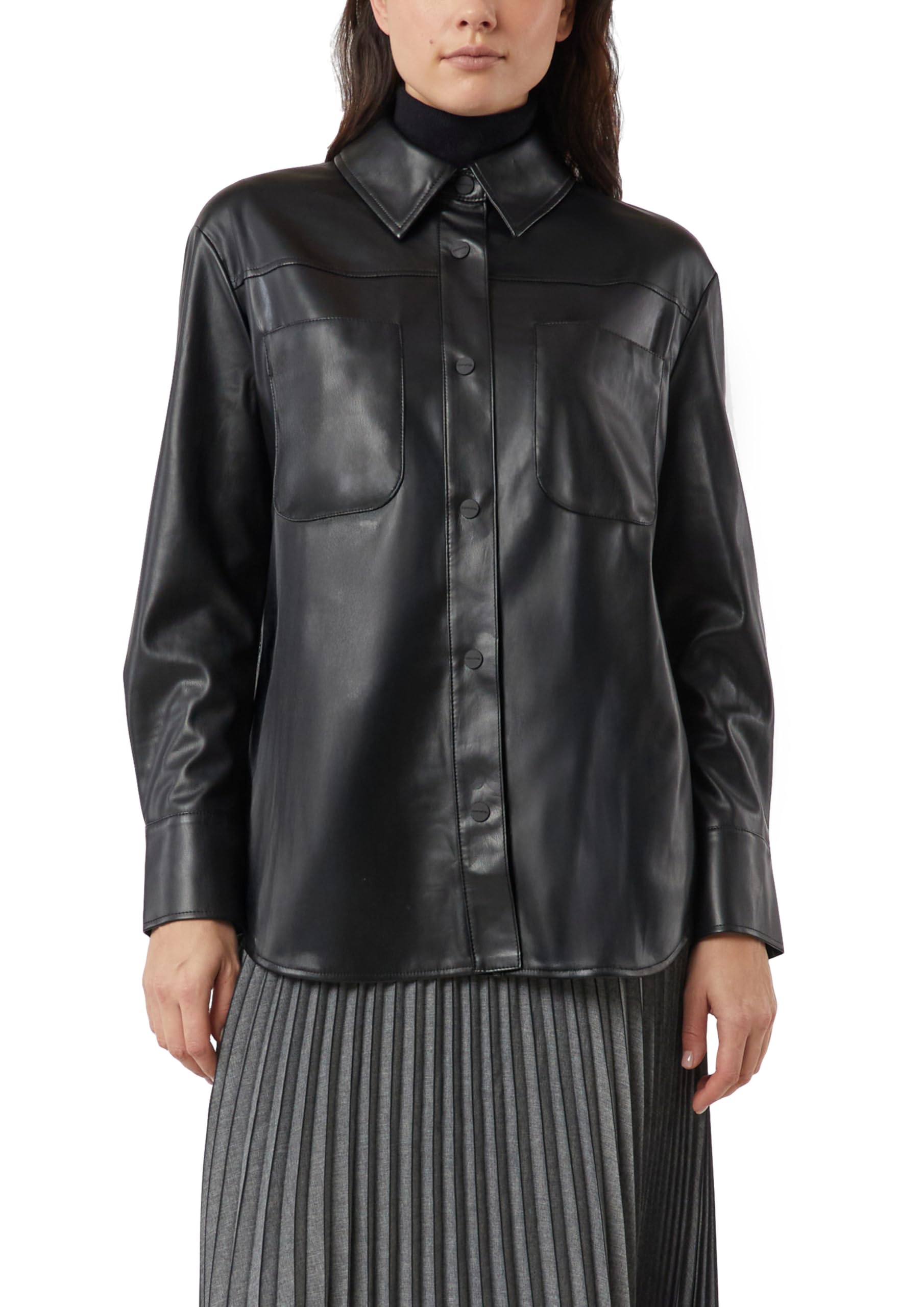 comma-overshirt-kunstleder-jacke-damen-gr-44-lederimitat image 1
