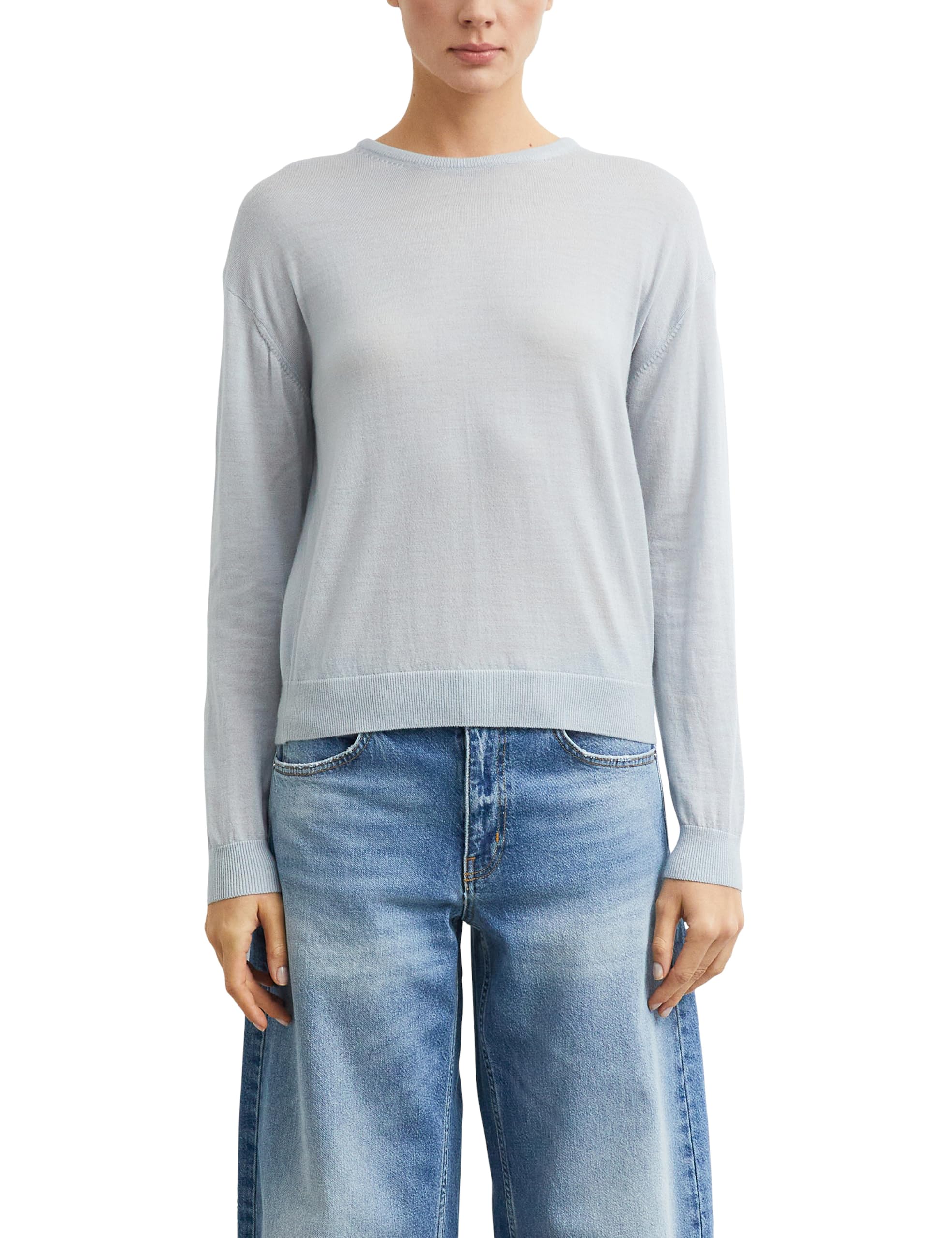 comma-damen-strickpullover-merino-feinstrick-gr-32-grau image 1