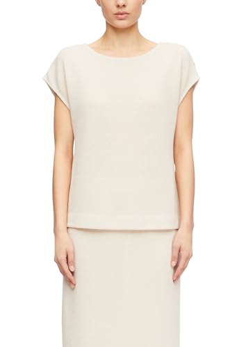 comma-sweatshirt-2180314-kurzarm-helles-beige-gr-38 image 8