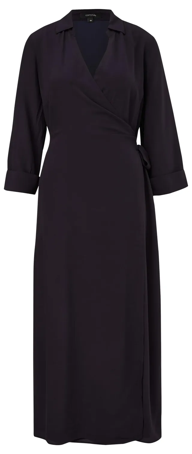 comma-maxi-kleid-cr-pe-kleid-gr-e-40-blau image 1