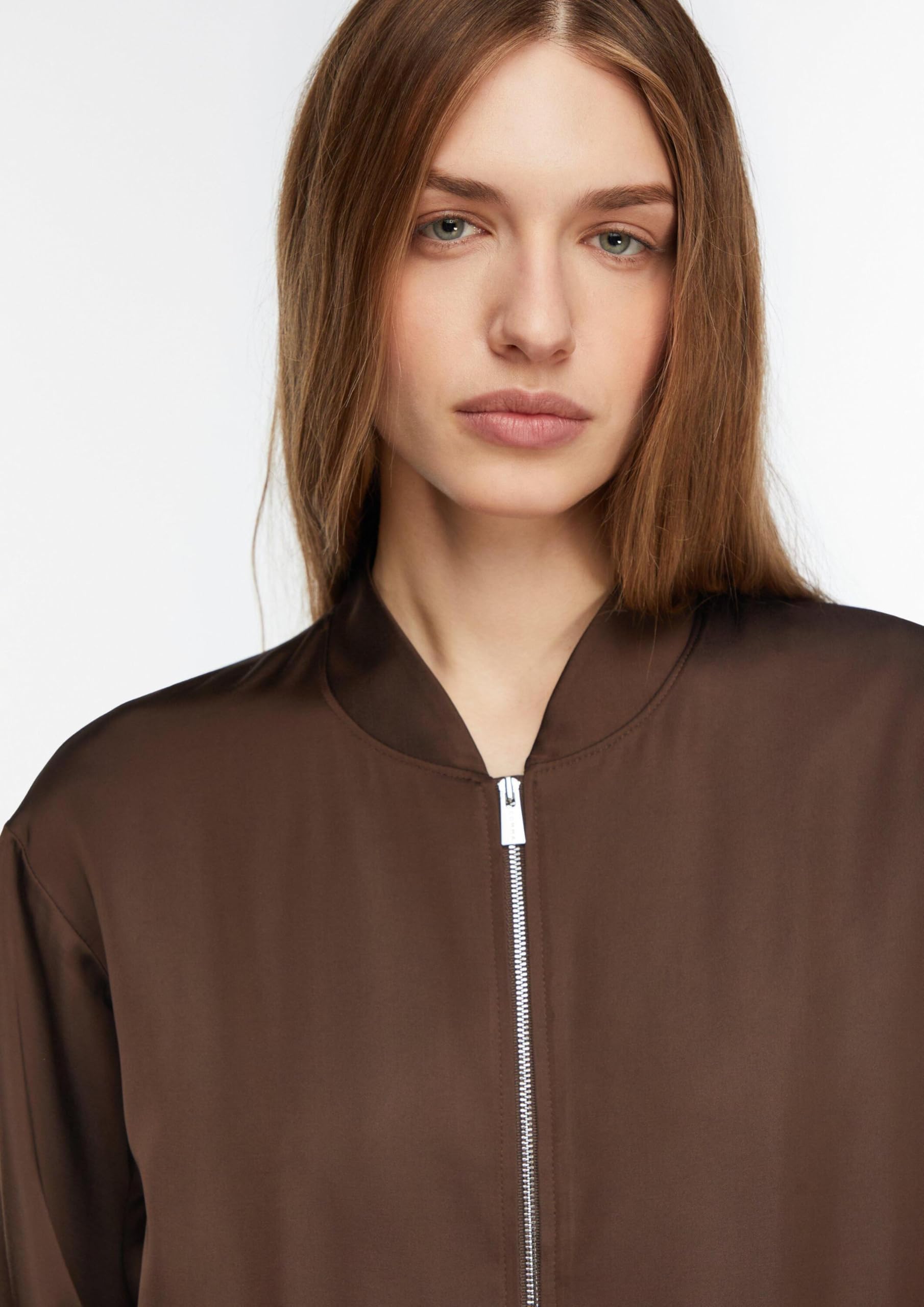 comma-jackets-blousonjacke-gr-42-satin-bomberkragen image 3