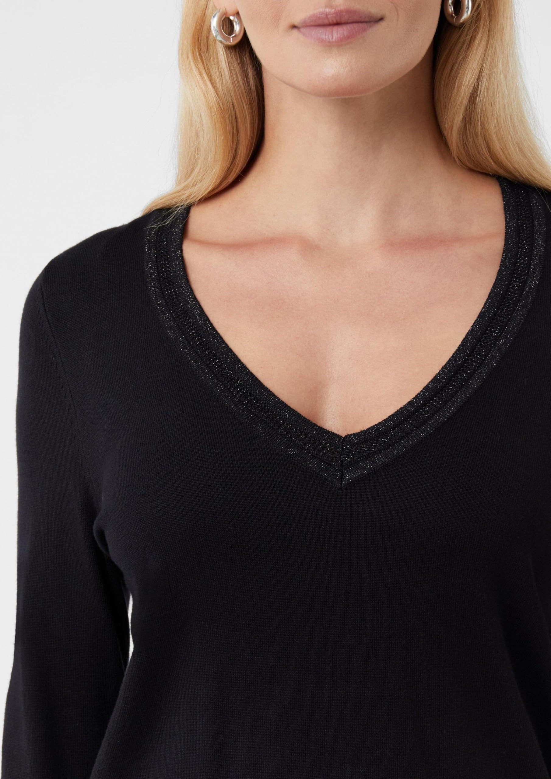 comma-feinstrickpullover-damen-petrol-glitzergarn image 4