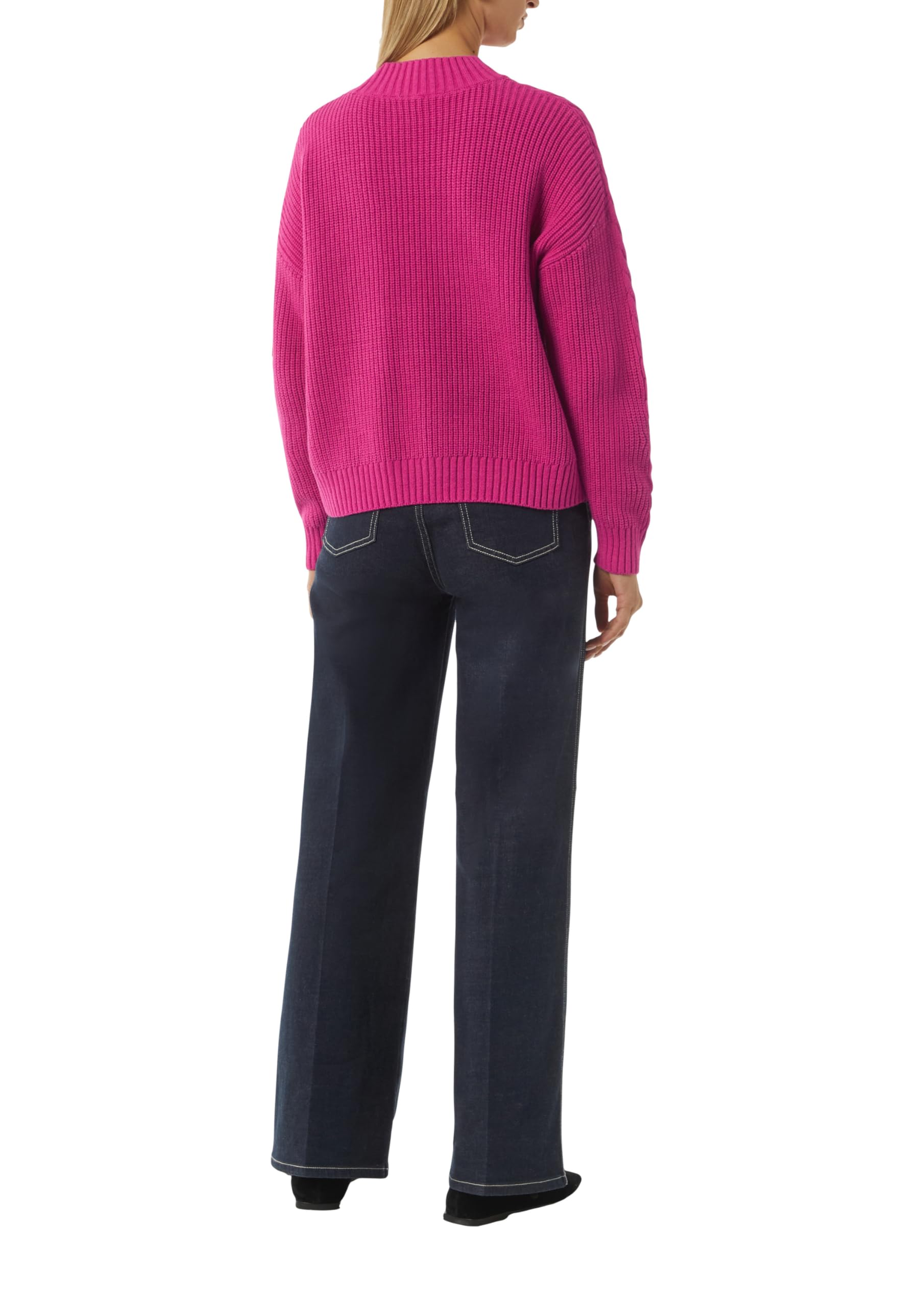 comma-strickpullover-gr-m-zopfmuster-rmel-rosa image 2