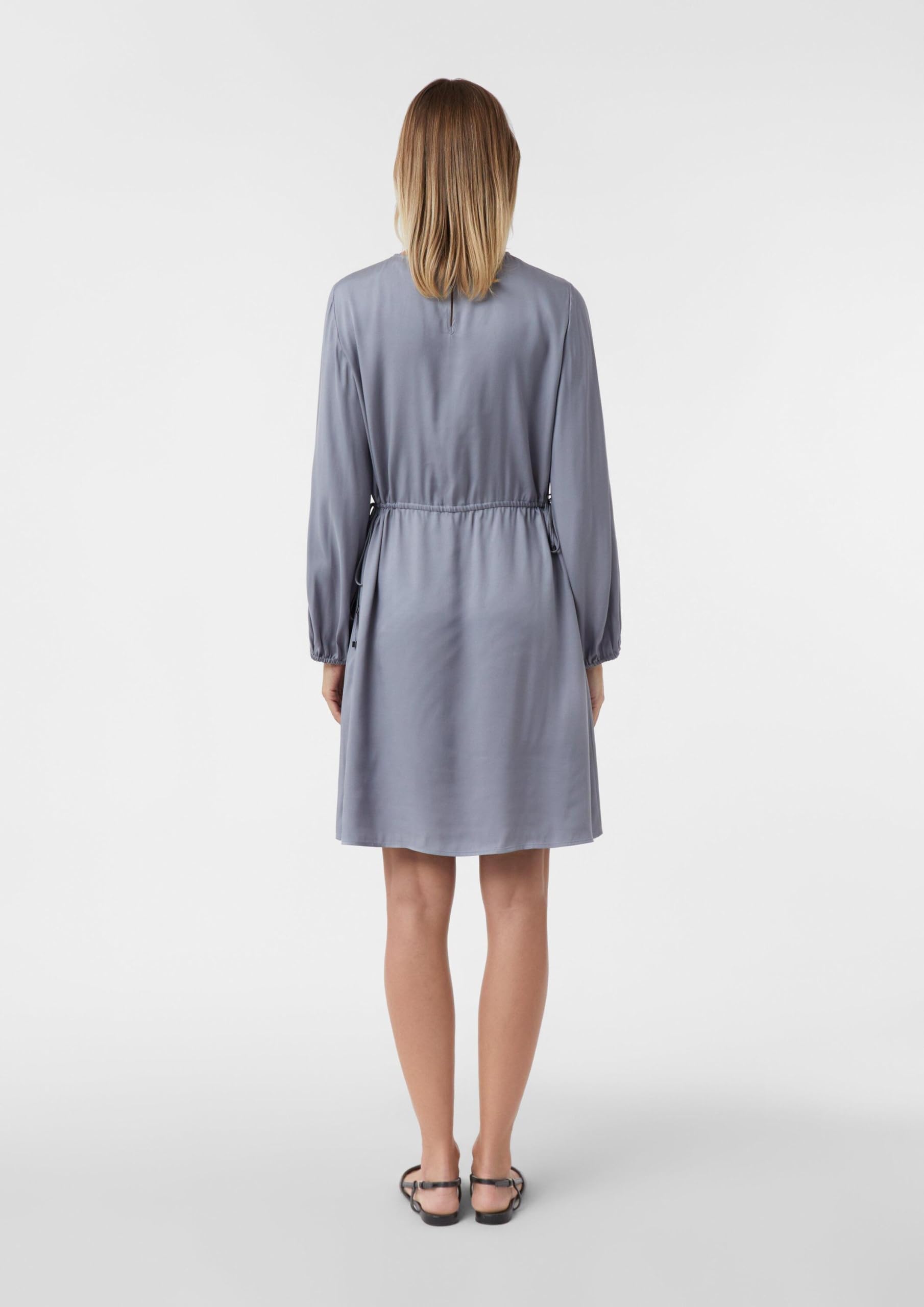 comma-viskosekleid-kurz-gr-e-44-mit-bindeband image 8