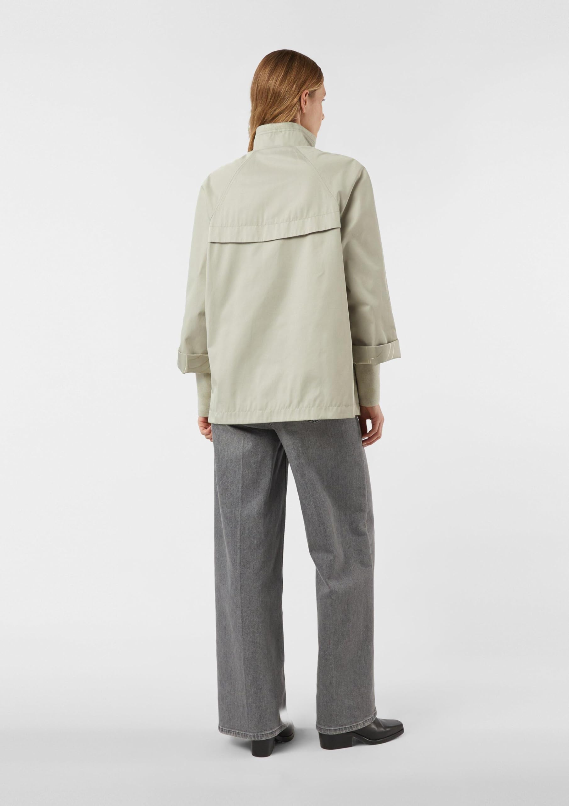 comma-jackets-cape-jacke-damen-beige-xs-relaxed-fit image 8