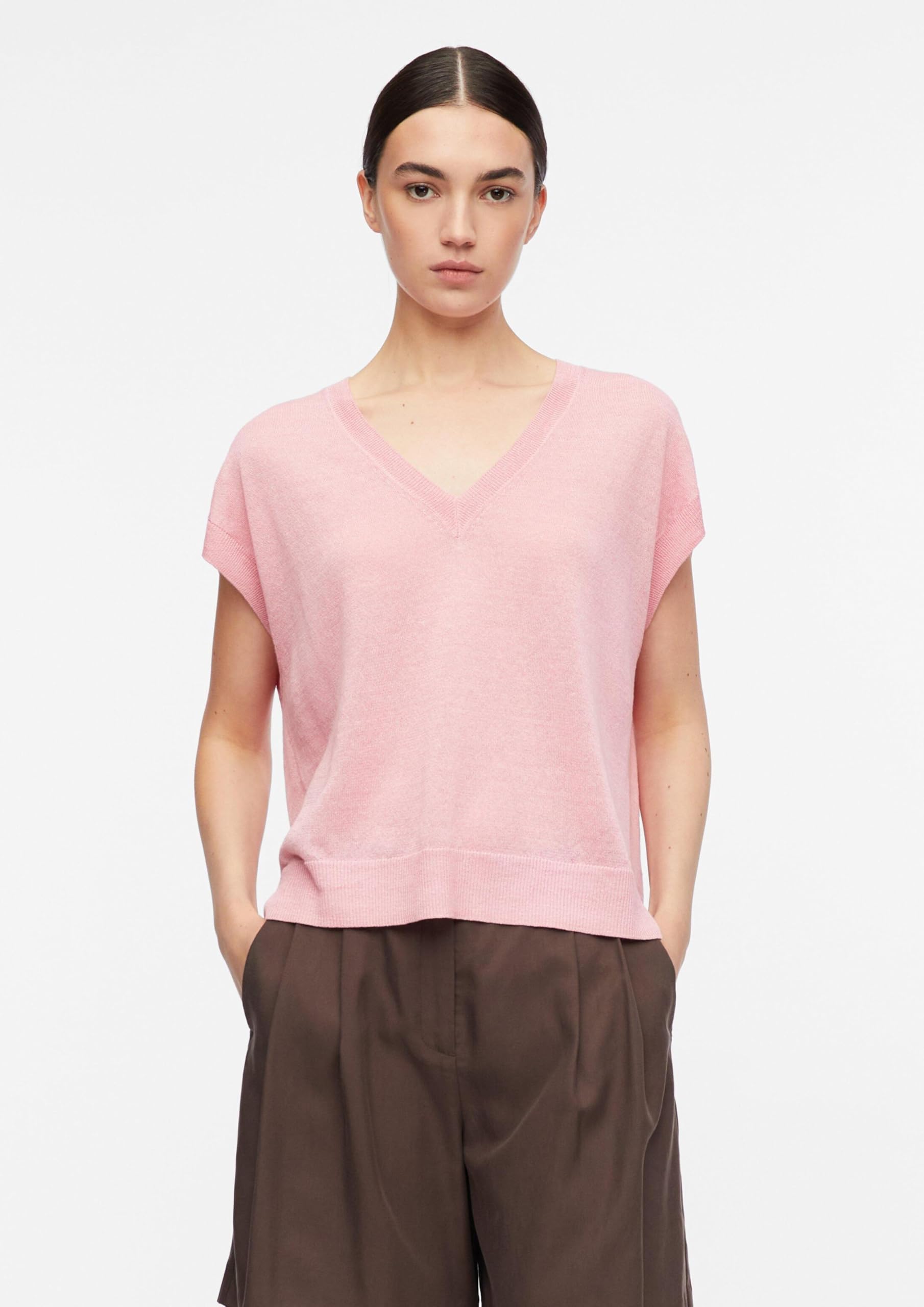 comma-strickpullover-leinenmix-gr-l-damen-pullover-v-ausschnitt image 6