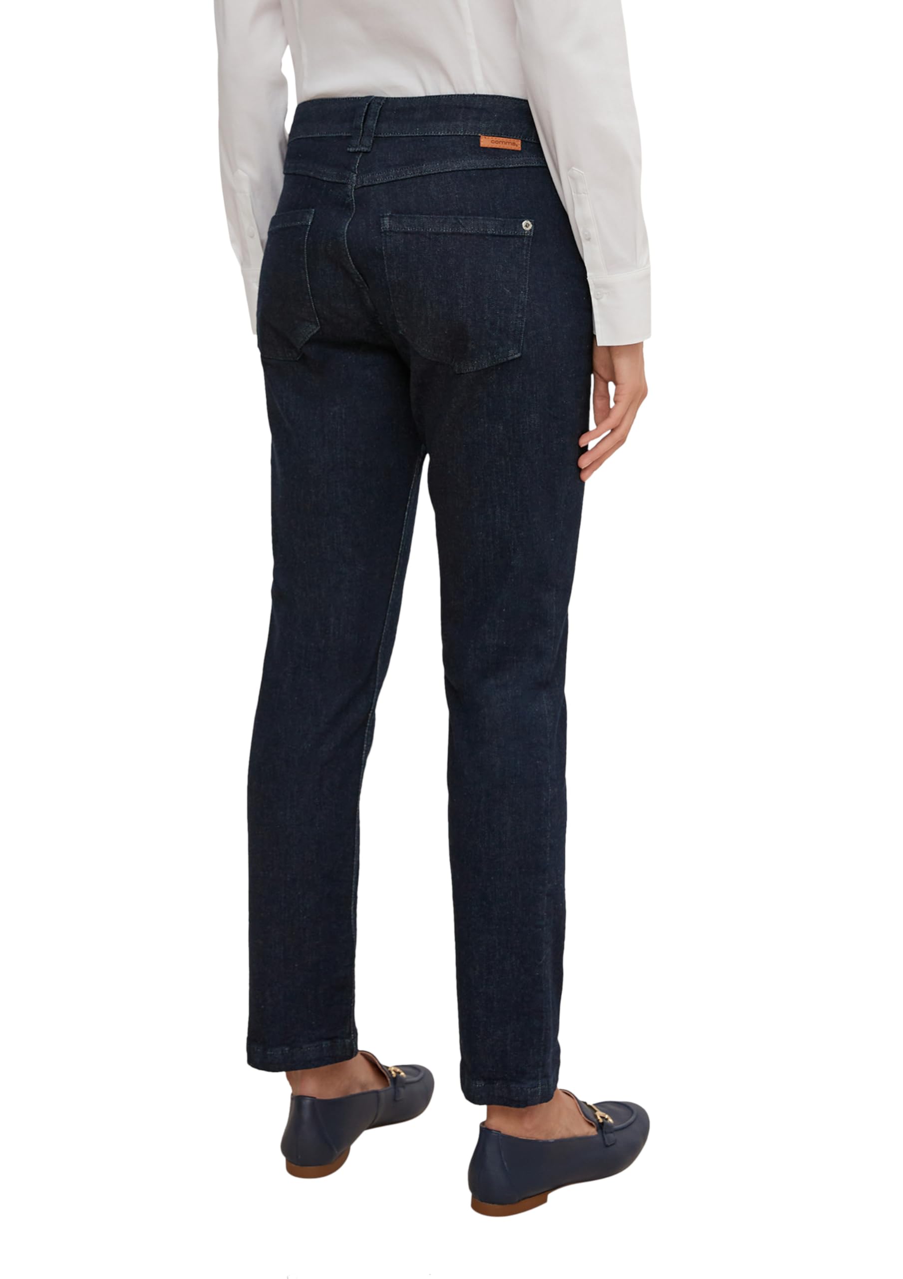 comma-jeans-7-8-jeanshose-damen-dunkle-waschung image 2