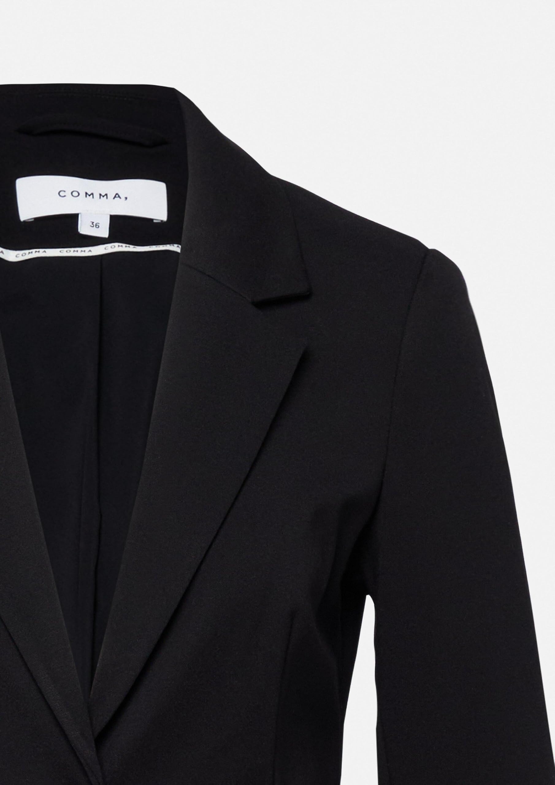 comma-blazer-tailliert-jersey-navy-business image 6
