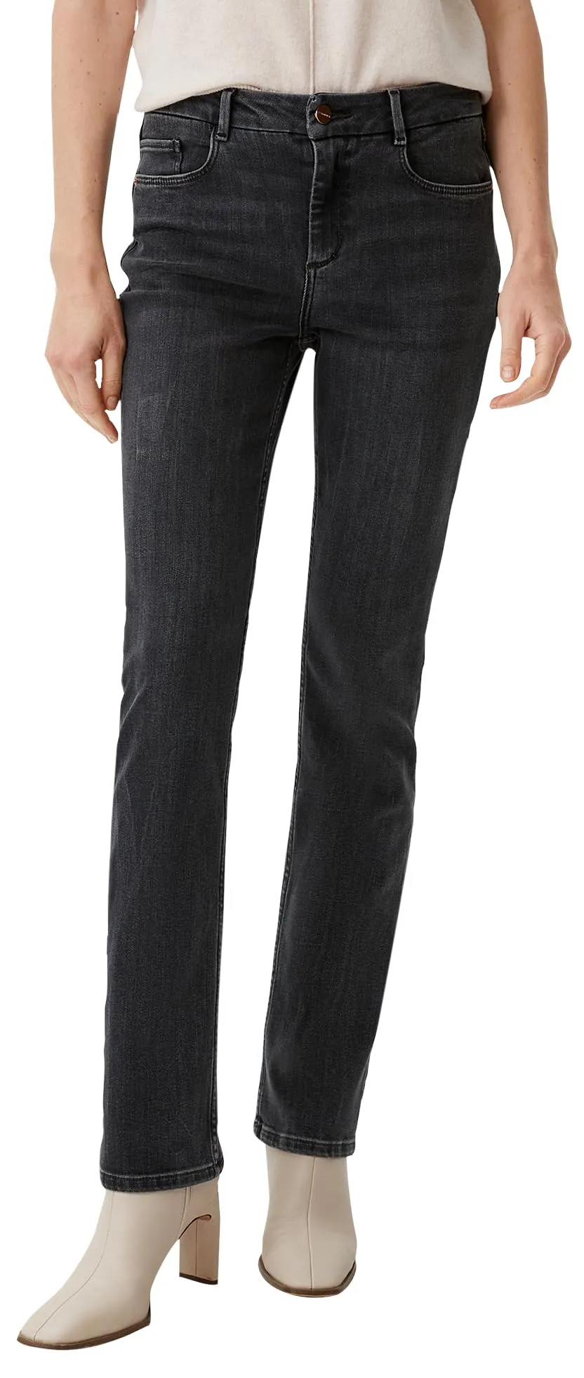 comma-regular-straight-leg-jeans-36w-34l-grau image 1
