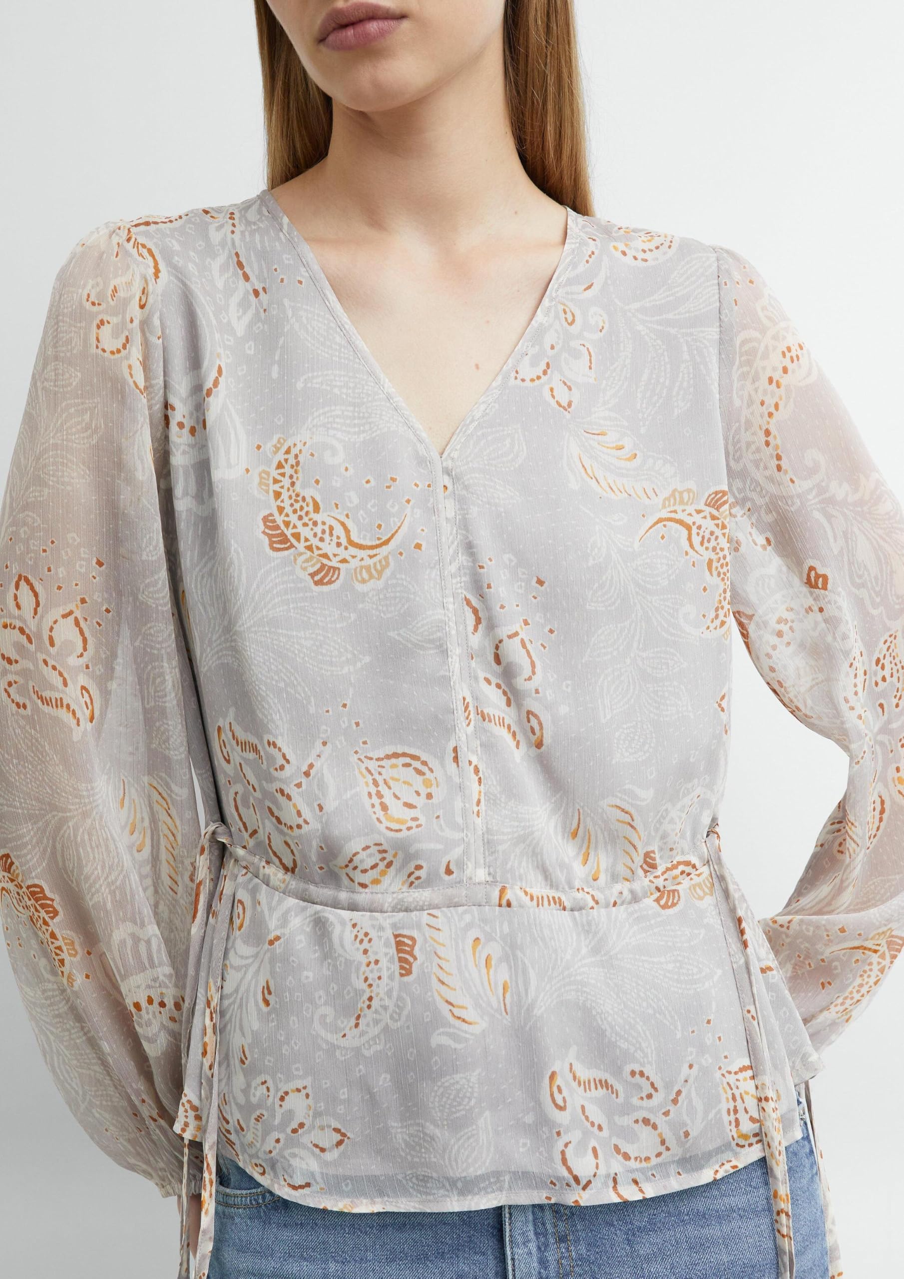 comma-blouses-chiffon-bluse-langarm-gr-32-print image 3