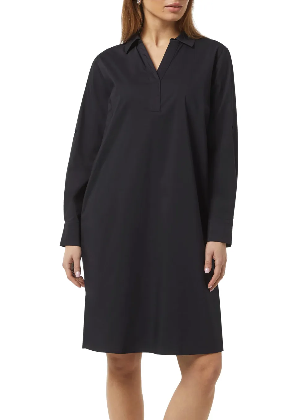 comma-businesskleid-gr-e-40-blau-midikleid-tunika image 1
