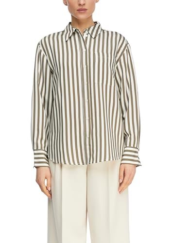 comma-bluse-damen-jacquardstreifen-relaxed-fit-gr-42 image 8