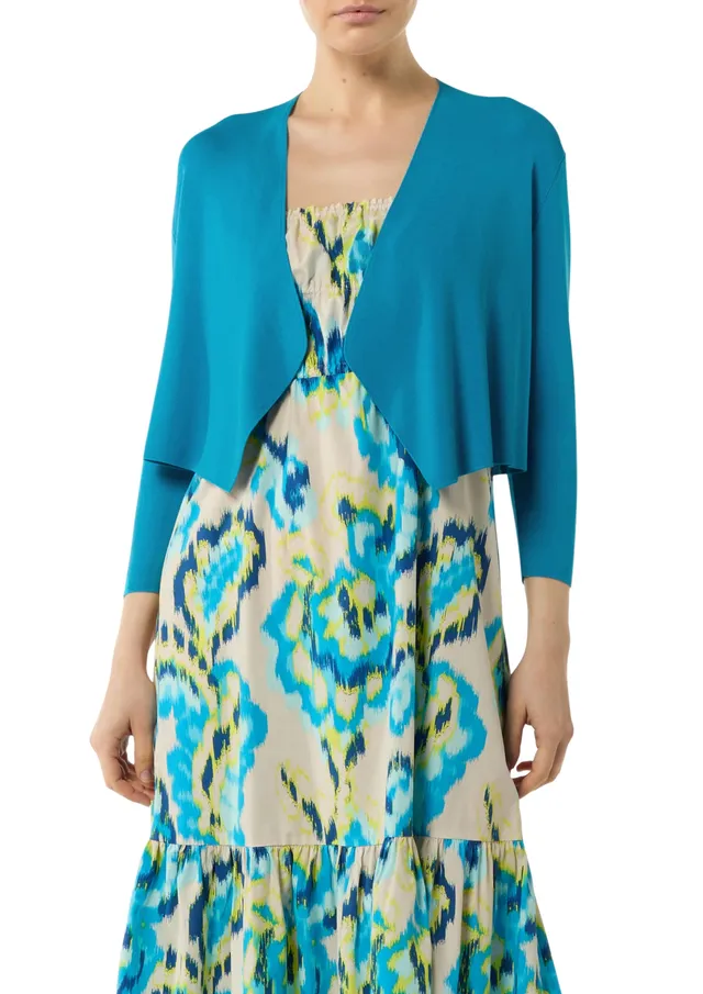 comma-verk-rzte-strickjacke-viskosemix-s-pastellt-rkis image 1