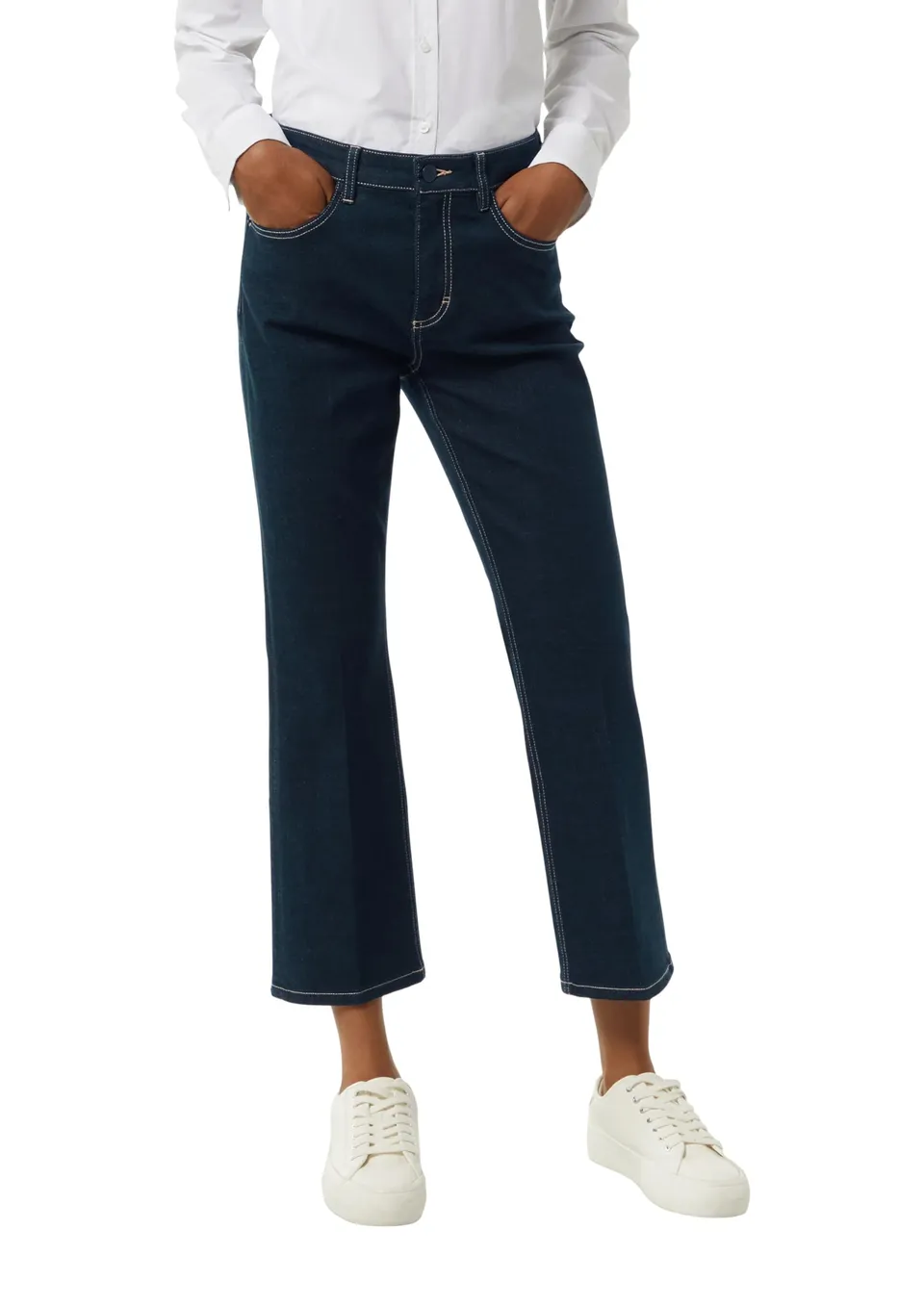 comma-2154809-jeans-damen-gr-42-navy-b-gelfalte image 1