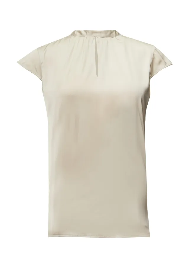 comma-2155340-satin-bluse-gr-42-kapp-rmel image 1