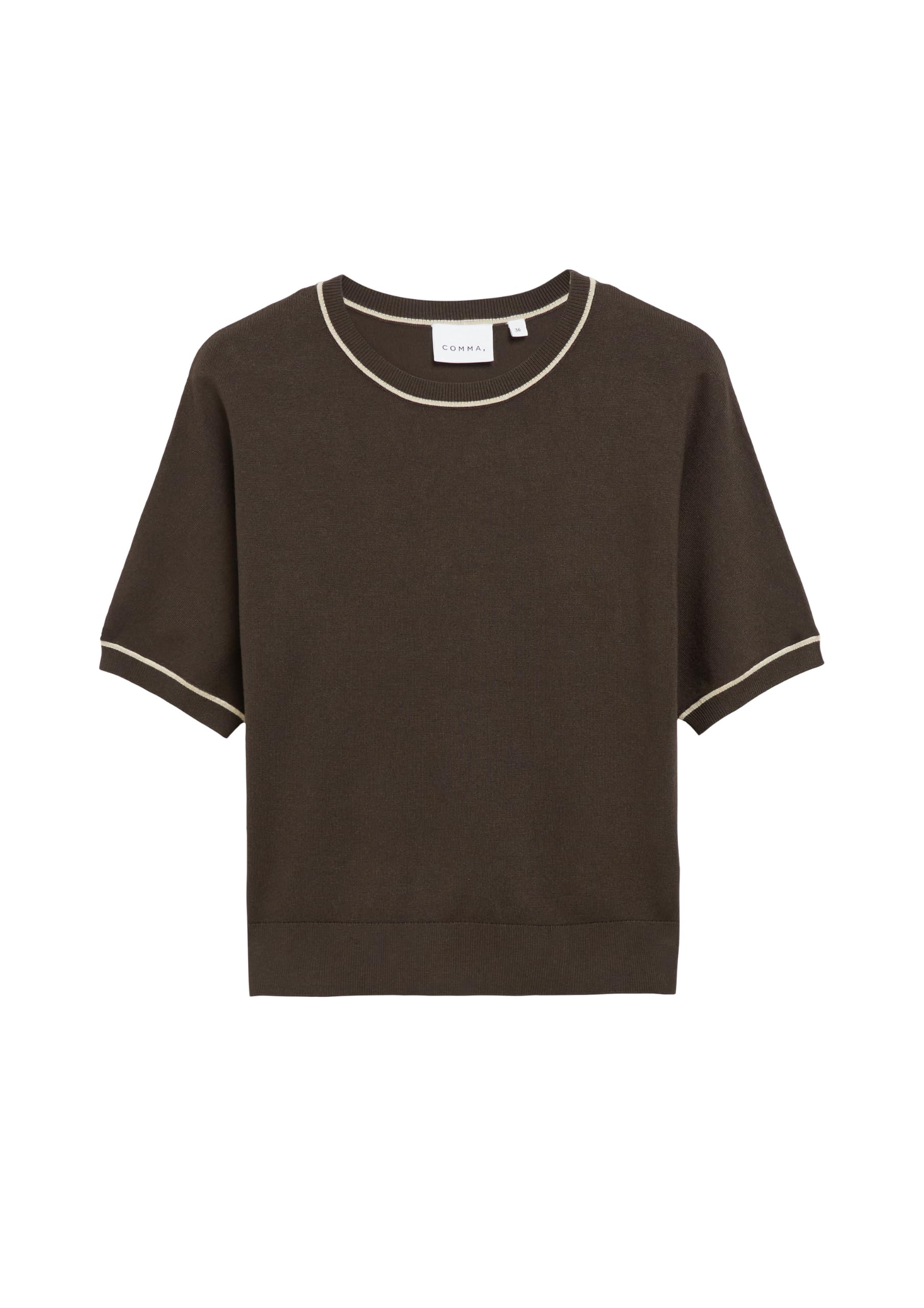 comma-strickpullover-relaxed-fit-fledermaus-rmel-dunkelbraun-gr-34 image 4