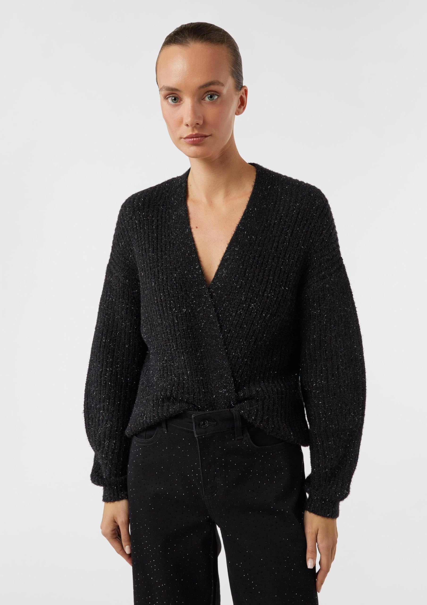 comma-strickcardigan-damen-mit-glitzergarn-gr-42 image 6