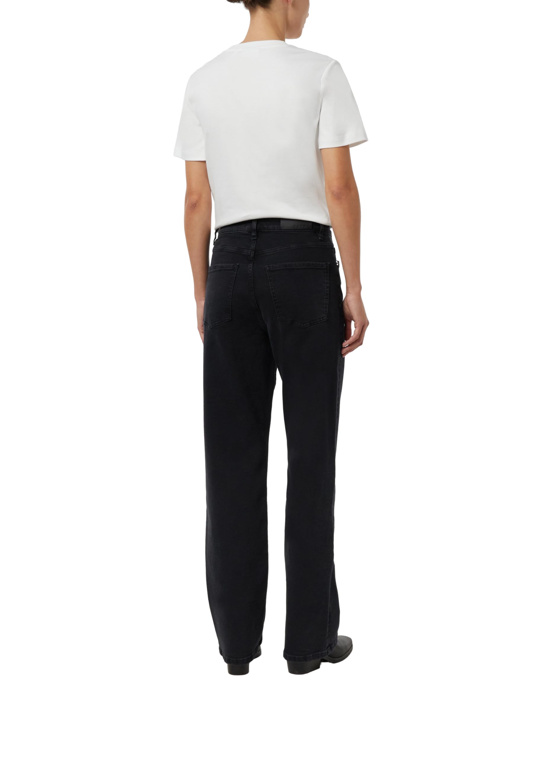 comma-jeans-high-rise-straight-damenjeans-42-schwarz image 2