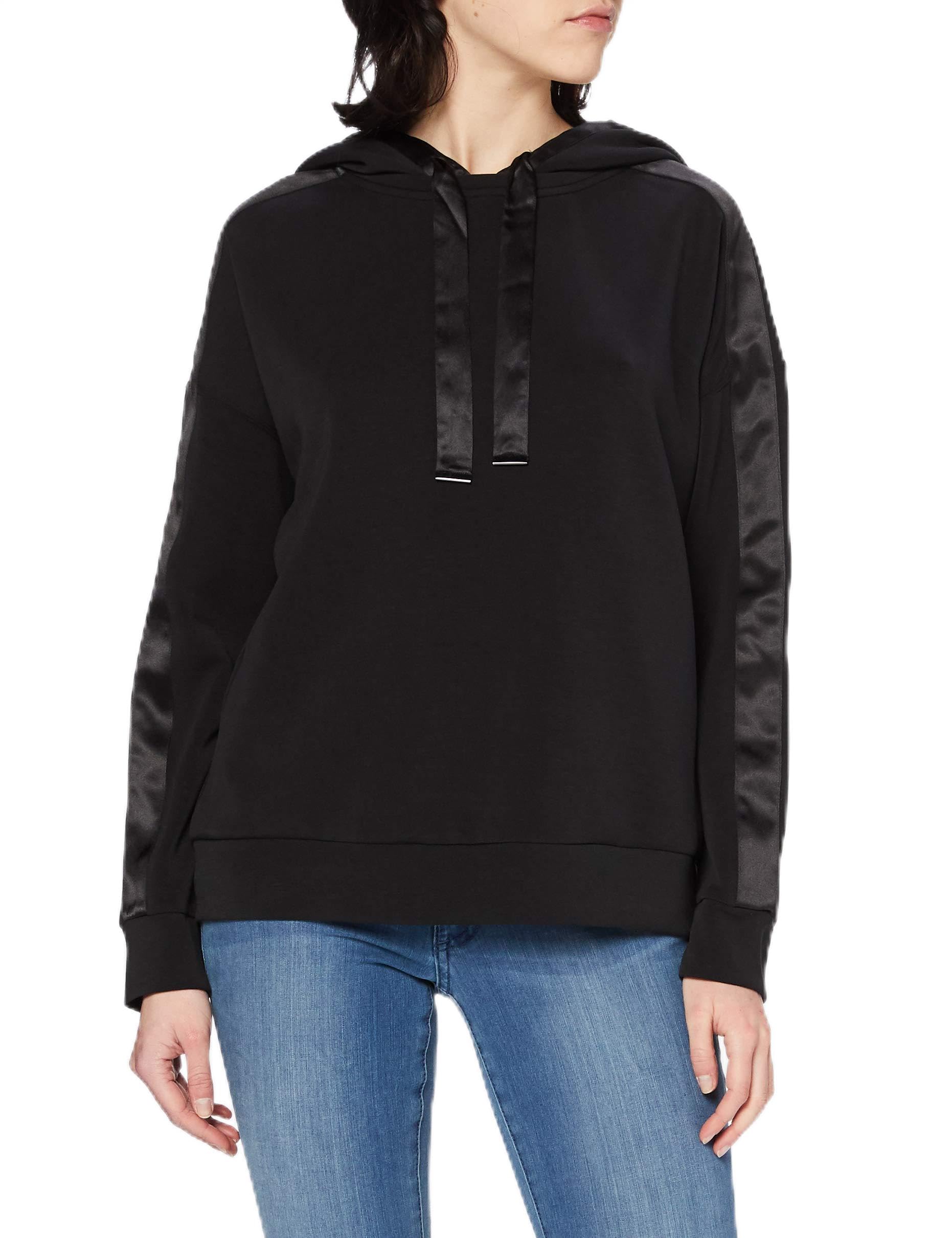 comma-sweatshirt-damen-mit-kapuze-satin-gr-e-34 image 1