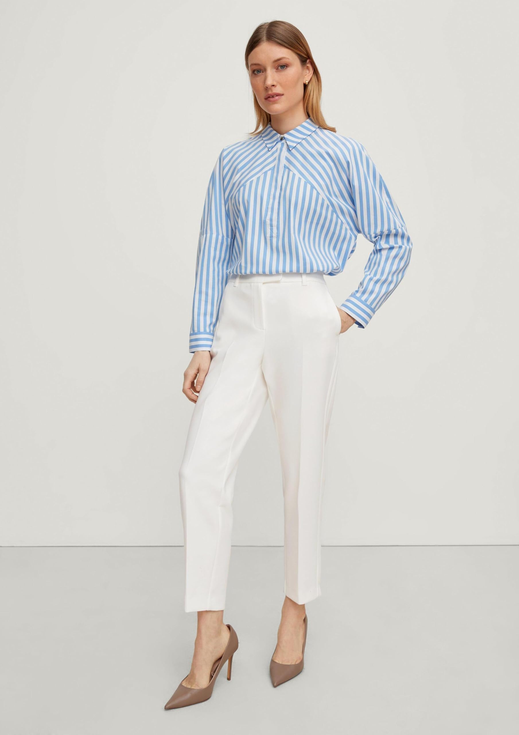 comma-trousers-damen-freizeithose-7-8-wei image 7