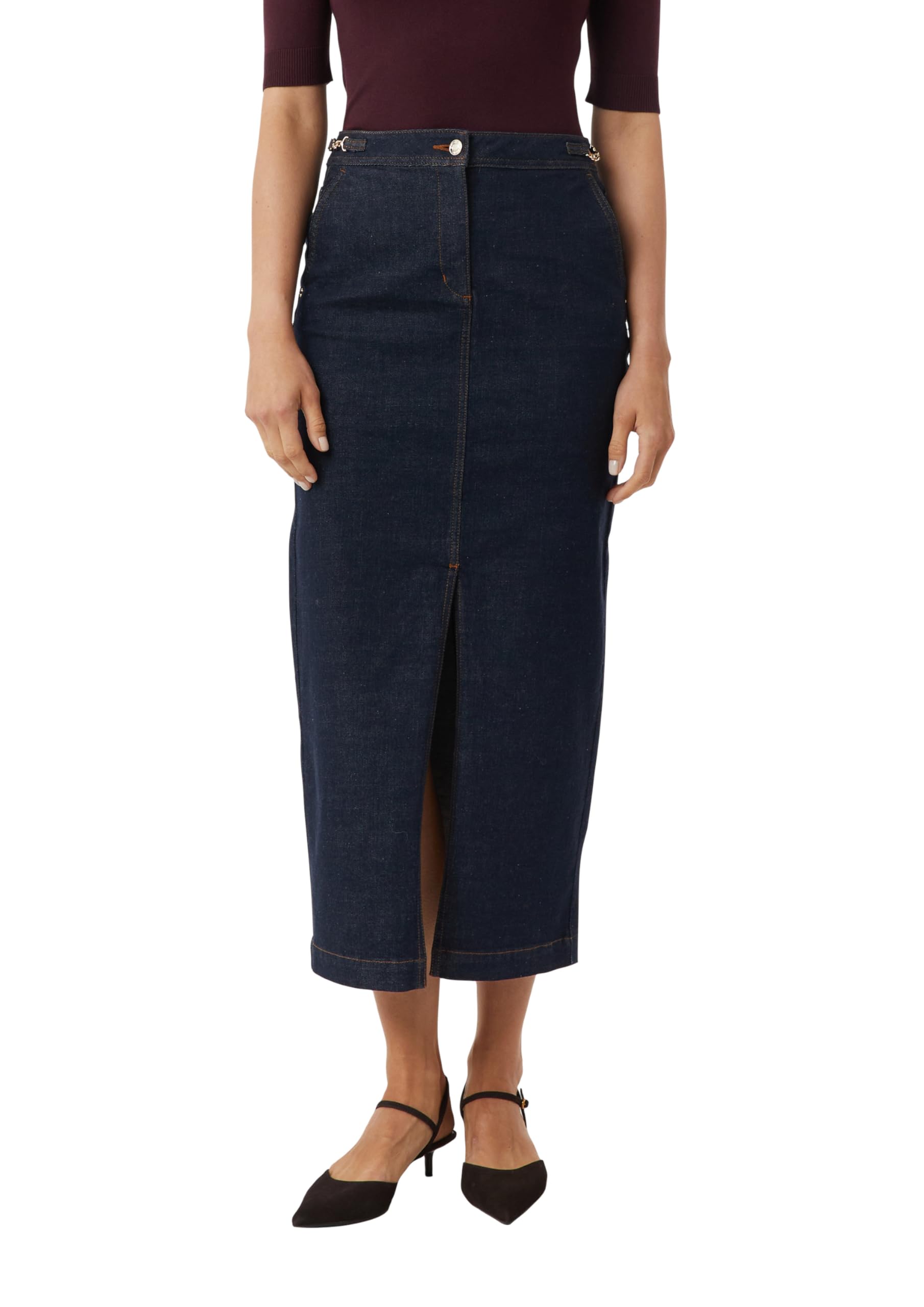 comma-skirts-jeans-rock-lang-denim-maxirock image 1