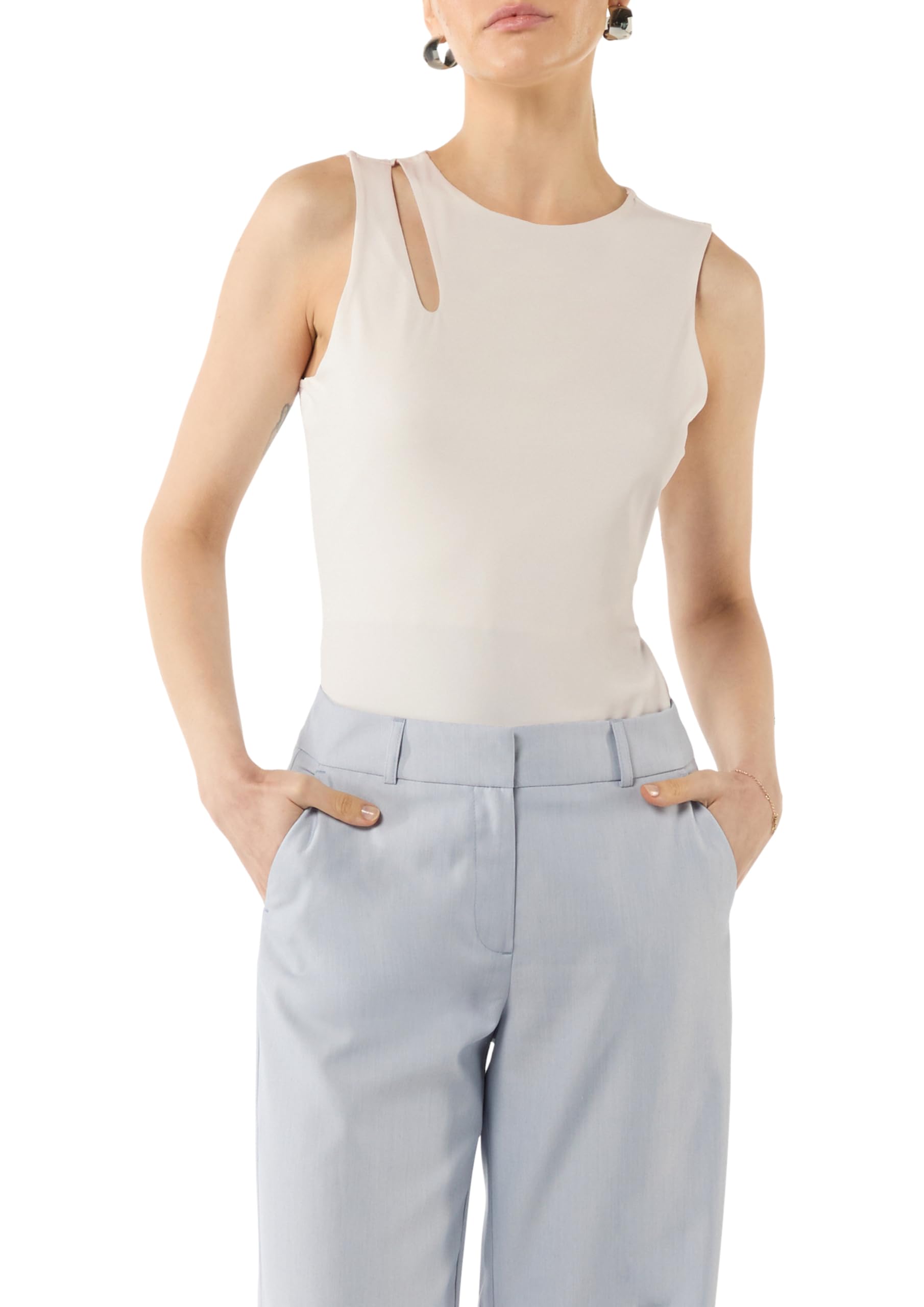 comma-jersey-top-cut-out-koralle-gr-34-t-shirt image 7