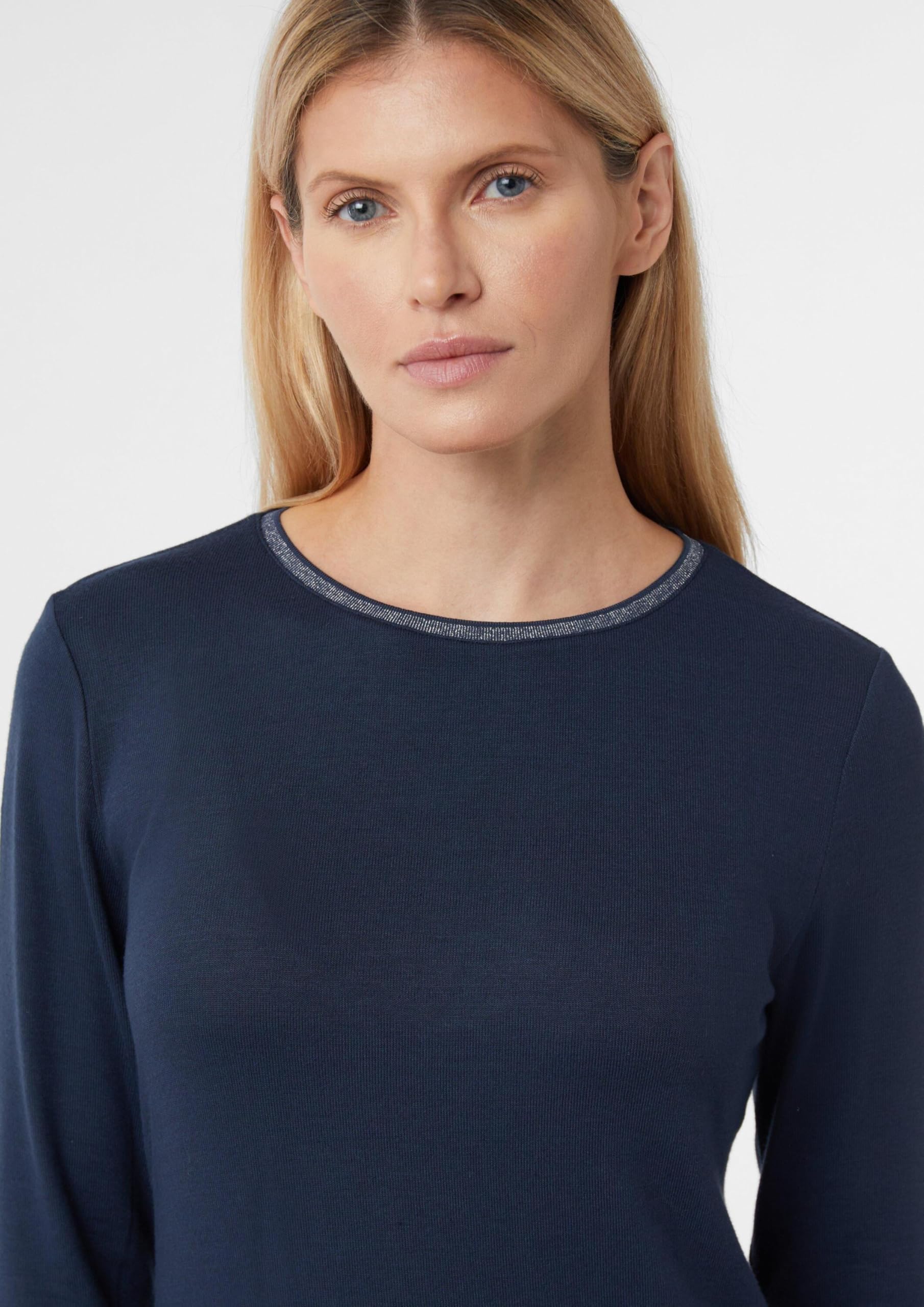 comma-langarmshirt-jersey-glitzer-lurex-gr-e-38 image 4