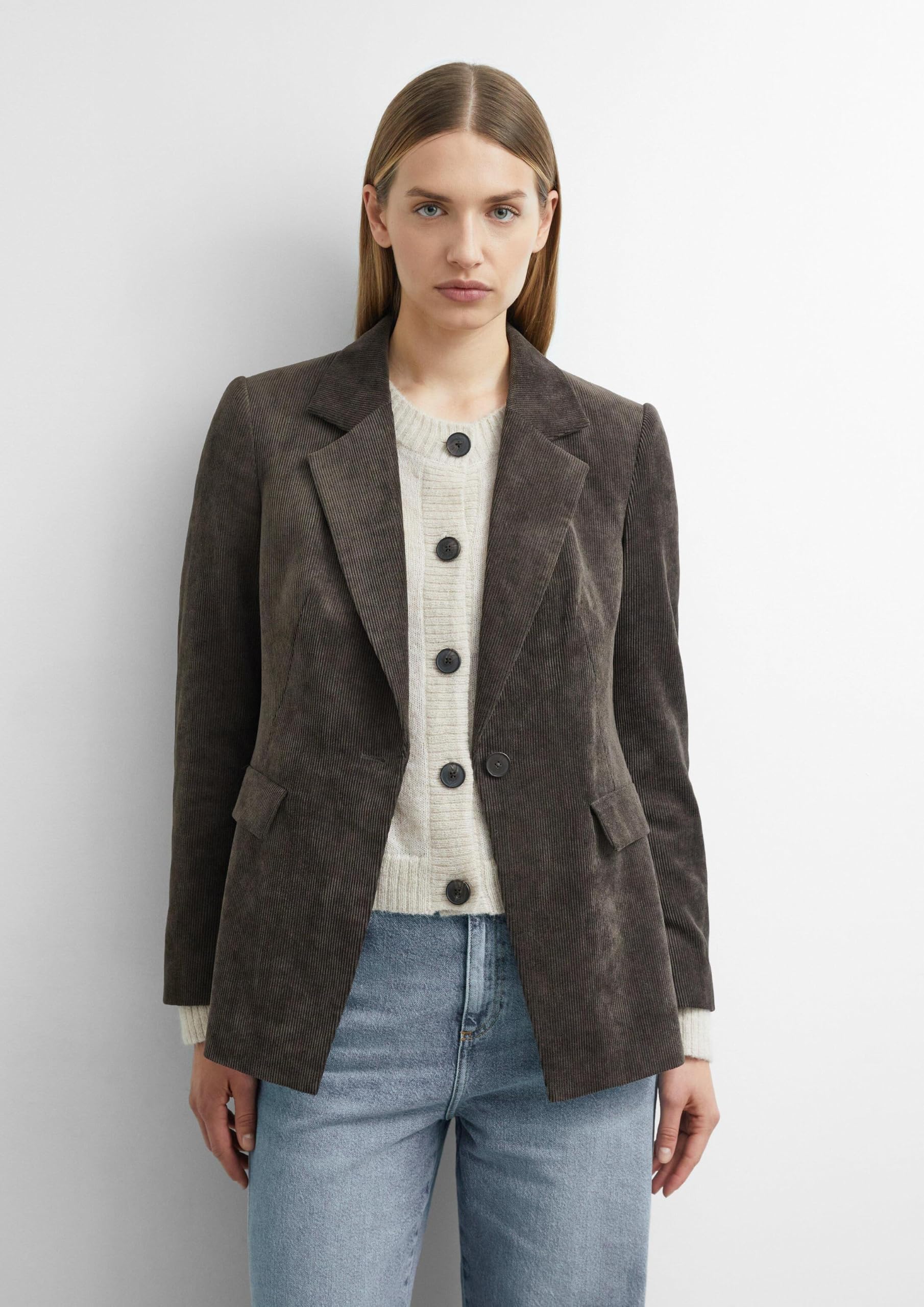 comma-damen-blazer-cord-reverskragen-gr-34-regular-fit image 6