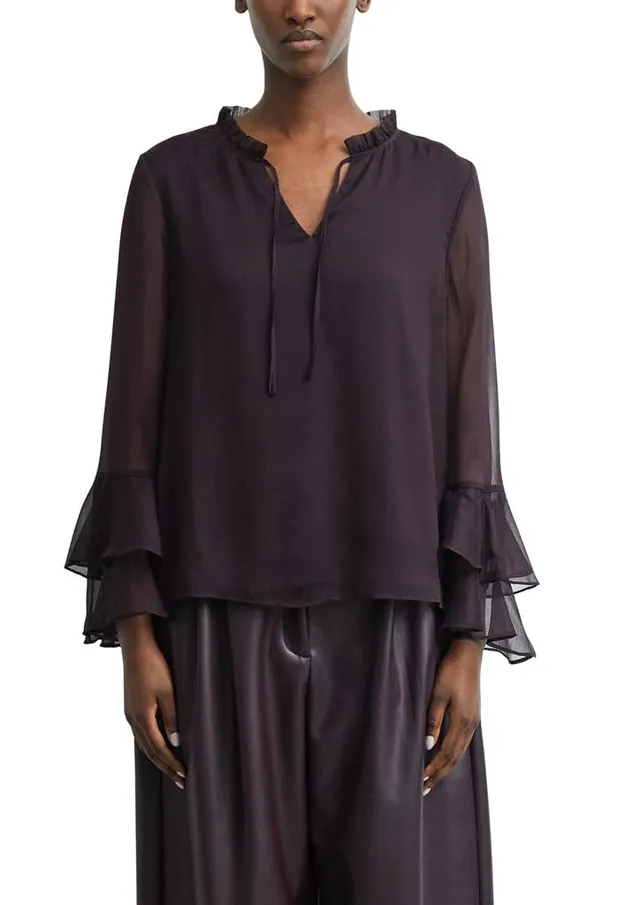 comma-2184969-bluse-langarm-lila-gr-46 image 1