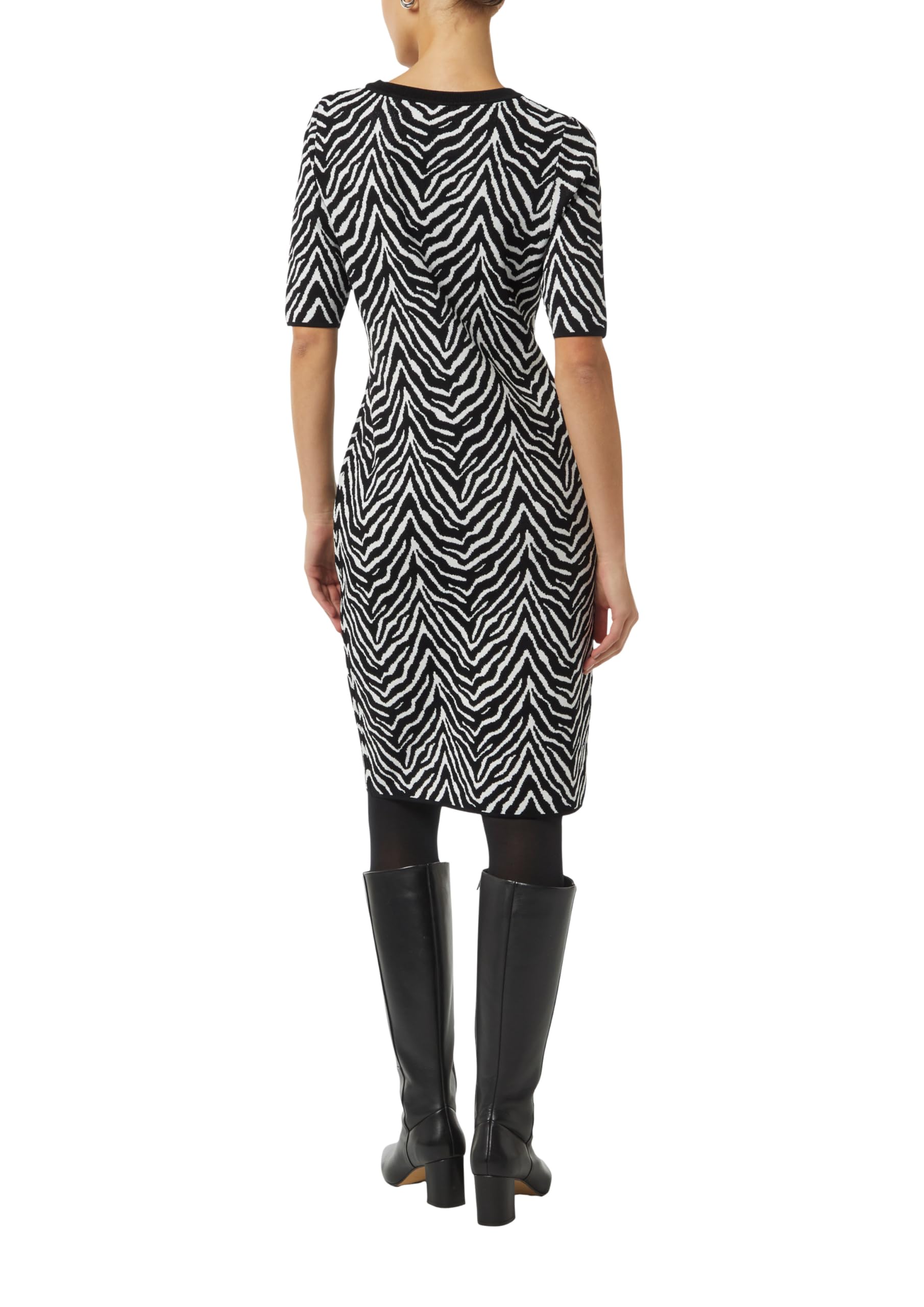 comma-strickkleid-animal-damen-gr-e-40-zebra-schmal image 2
