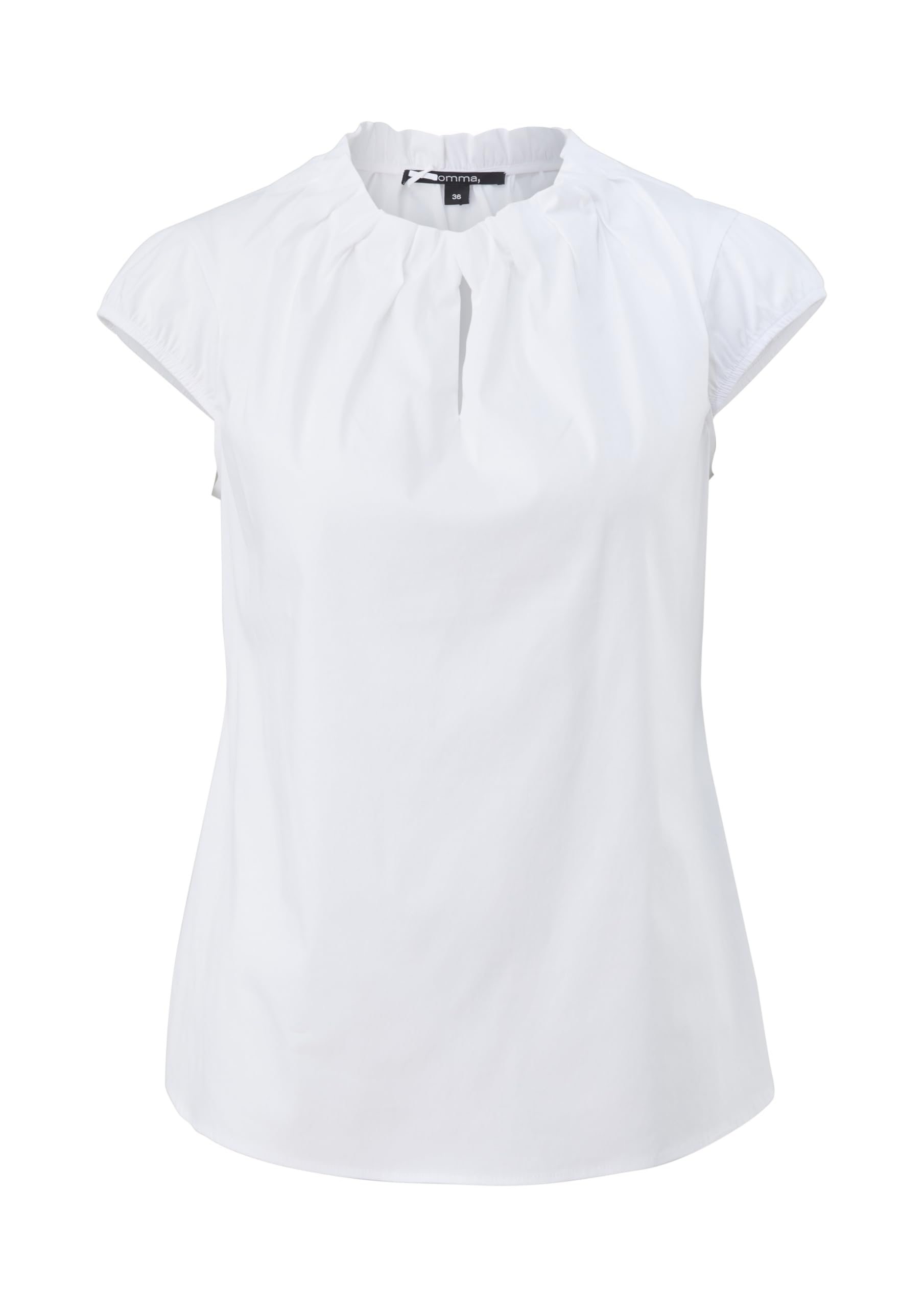 comma-blouses-kurzarm-bluse-wei-gr-40-business image 4