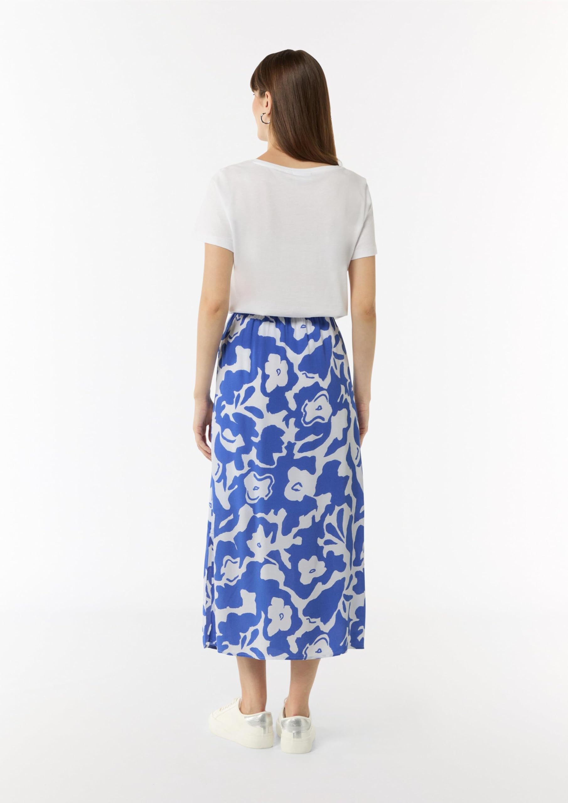 comma-skirts-midi-rock-viskose-mit-bl-tenprint image 7