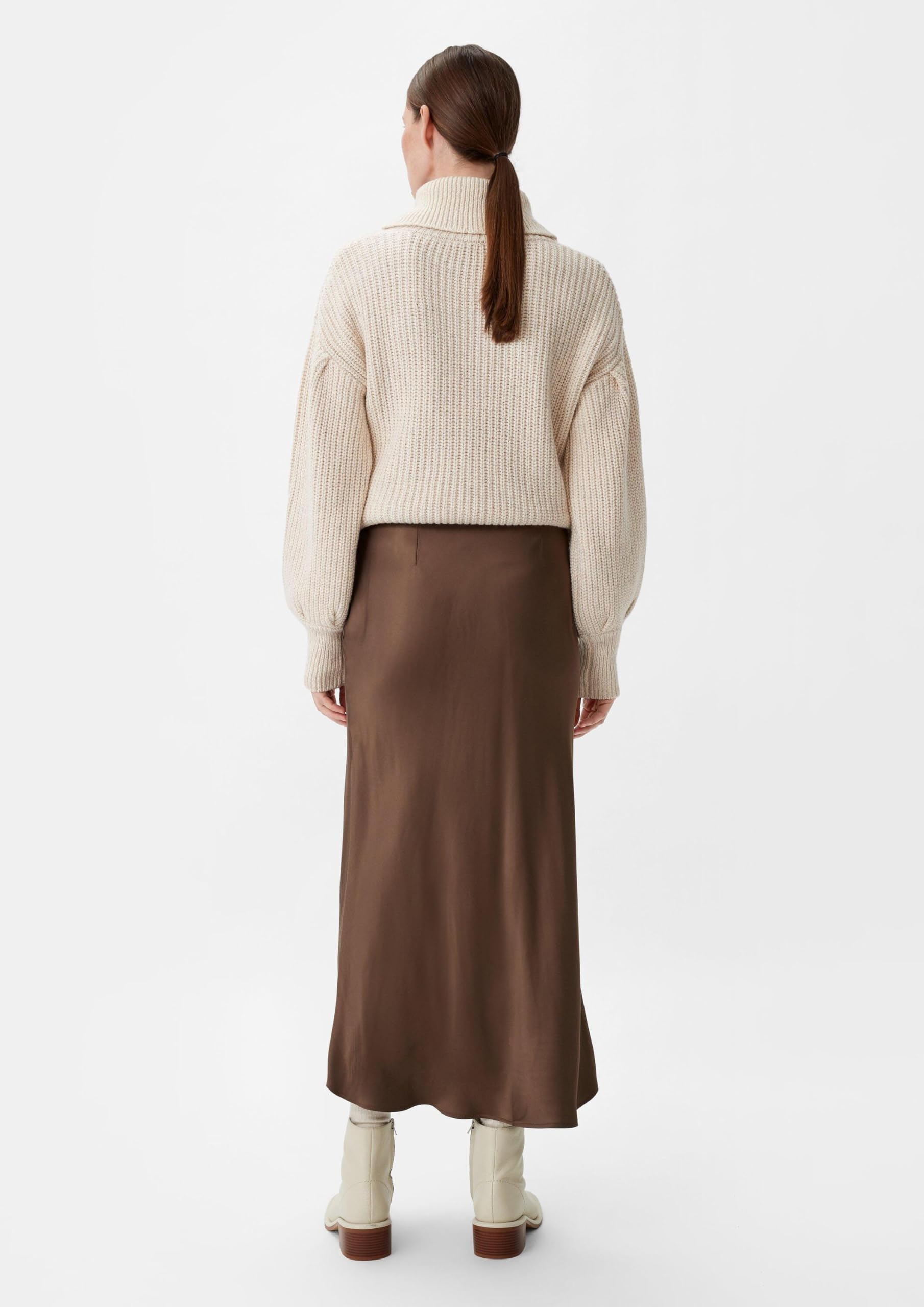 comma-skirts-satin-rock-viskosestretch-glanz image 7
