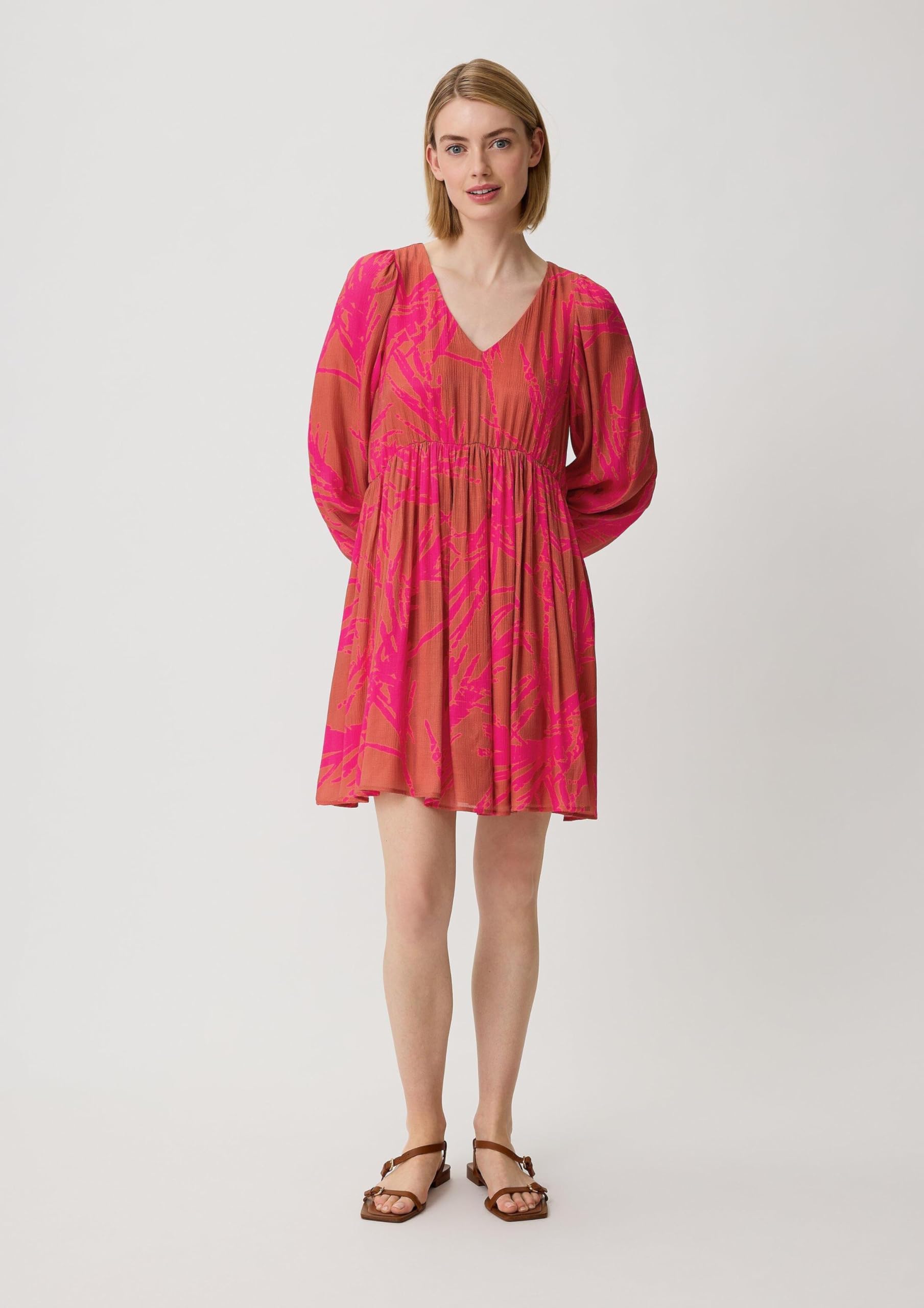 comma-kleid-dobby-struktur-allover-print-gr-34 image 5