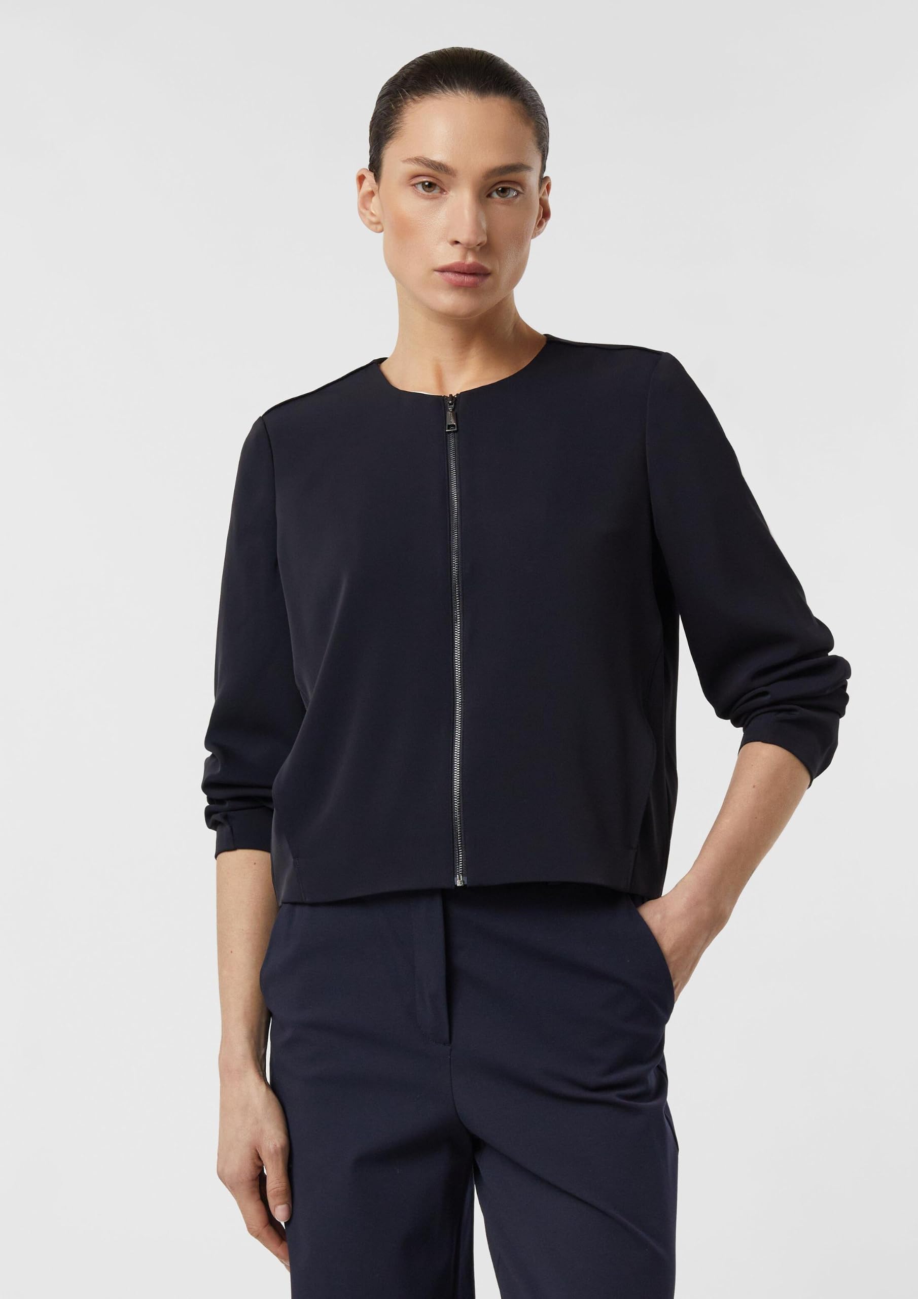 comma-indoor-jacke-boxy-gr-e-40-reissverschluss image 5